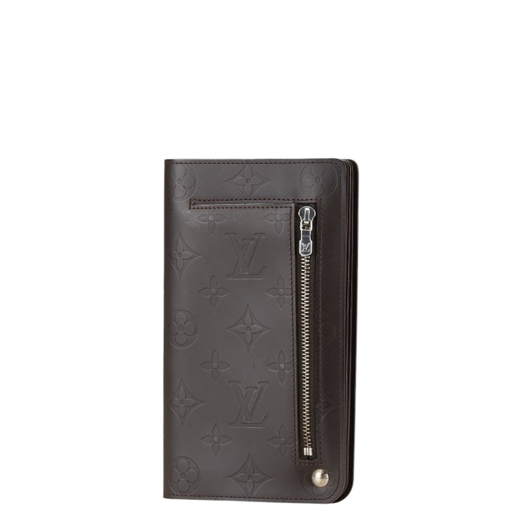 Louis Vuitton Monogram Glace Hoist Bi-fold Wallet M66450 Brown Leather Women's LOUIS VUITTON