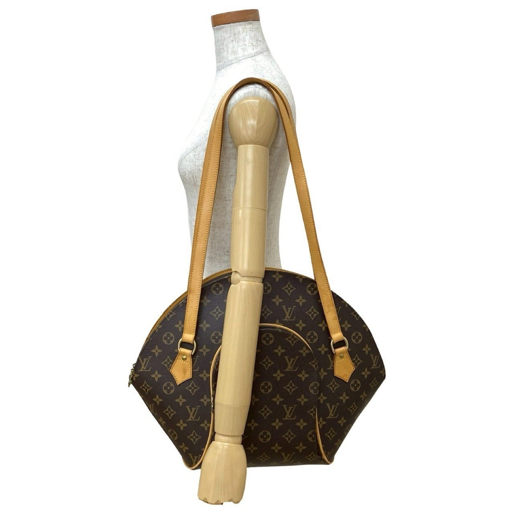 LOUIS VUITTON Ellipse Shopping Monogram Leather Shoulder Bag/Tote Bag