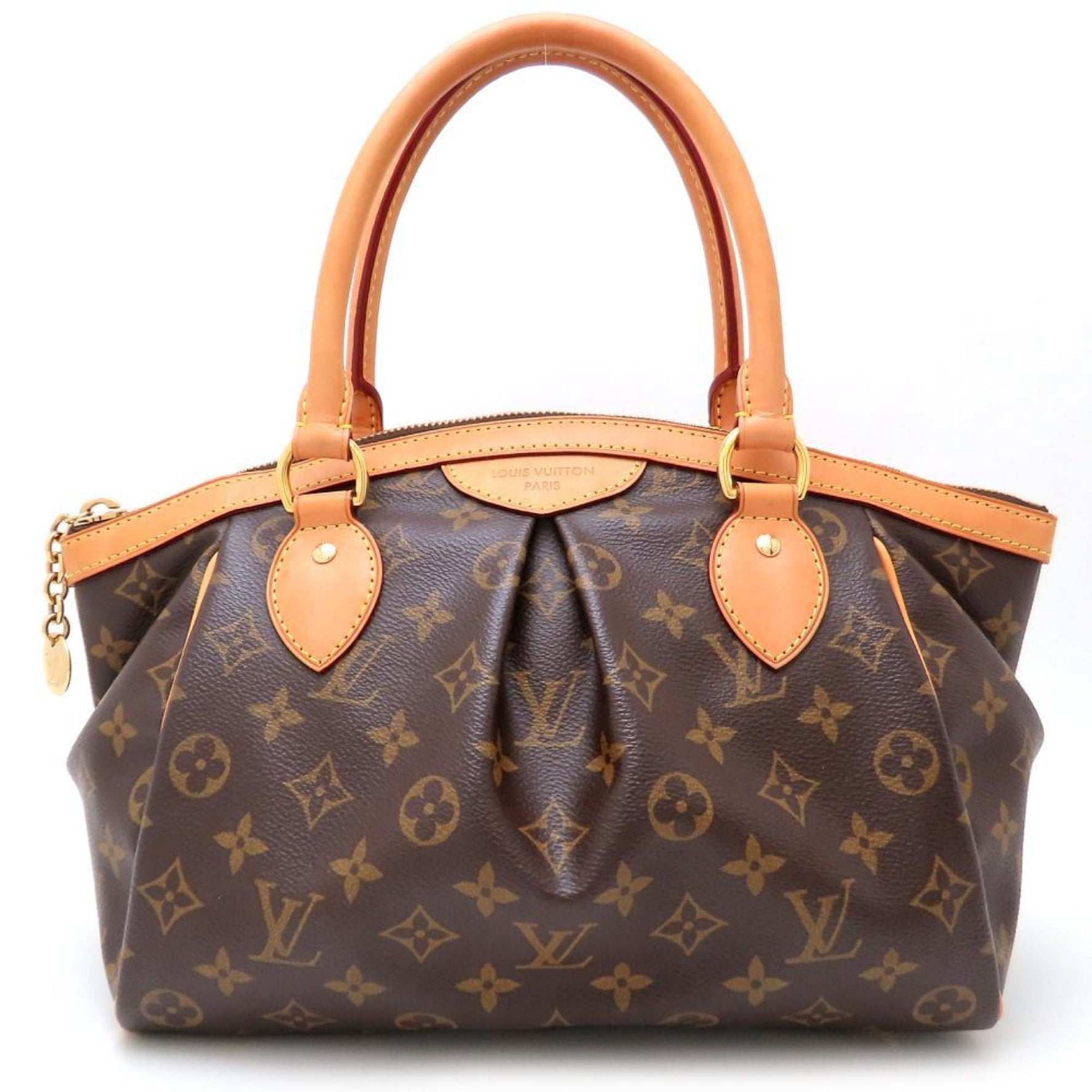 LOUIS VUITTON Monogram Tivoli PM Handbag, Brown