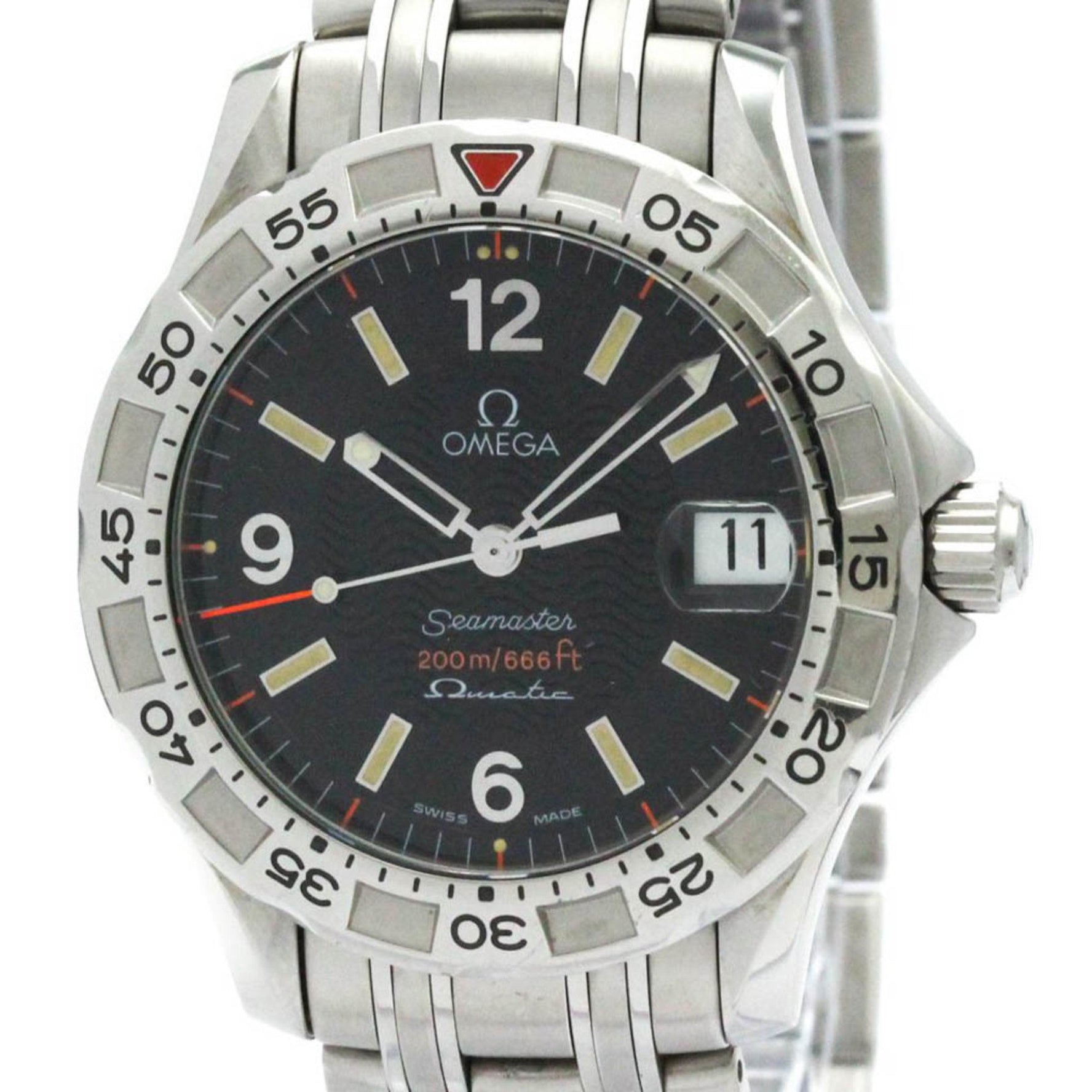Polished OMEGA Seamaster Omegamatic Auto Quartz Limited Watch 2516.50 BF577508