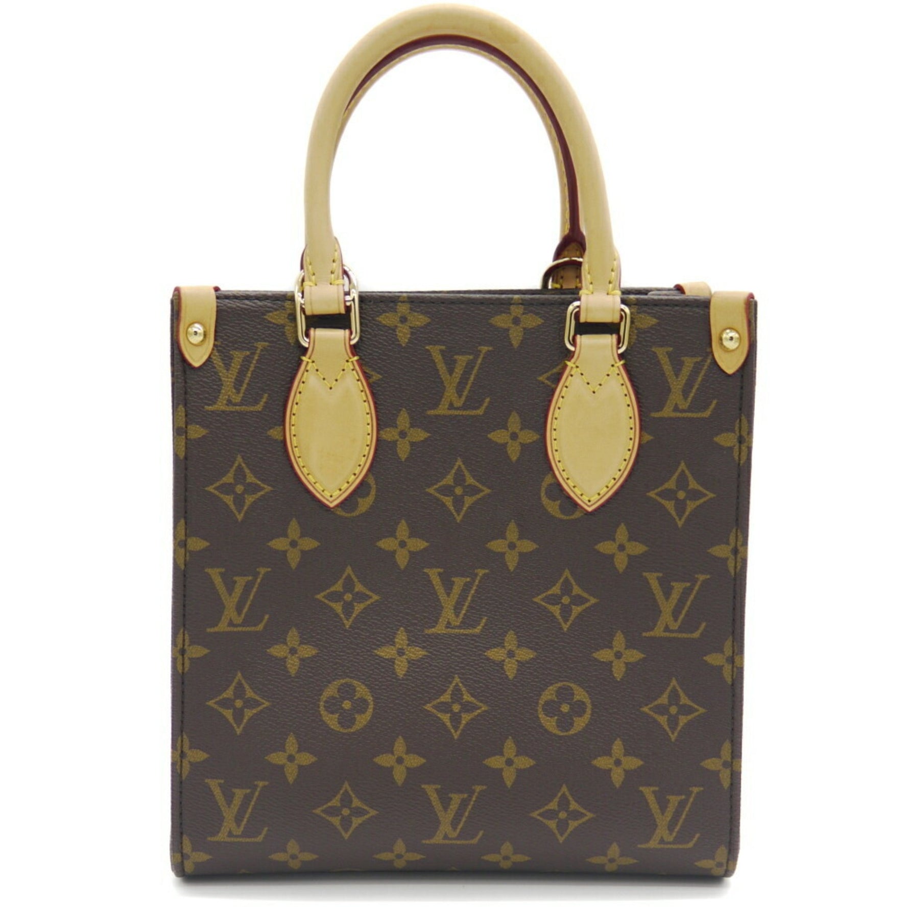 Louis Vuitton Sac Plat BB Monogram Handbag Shoulder
