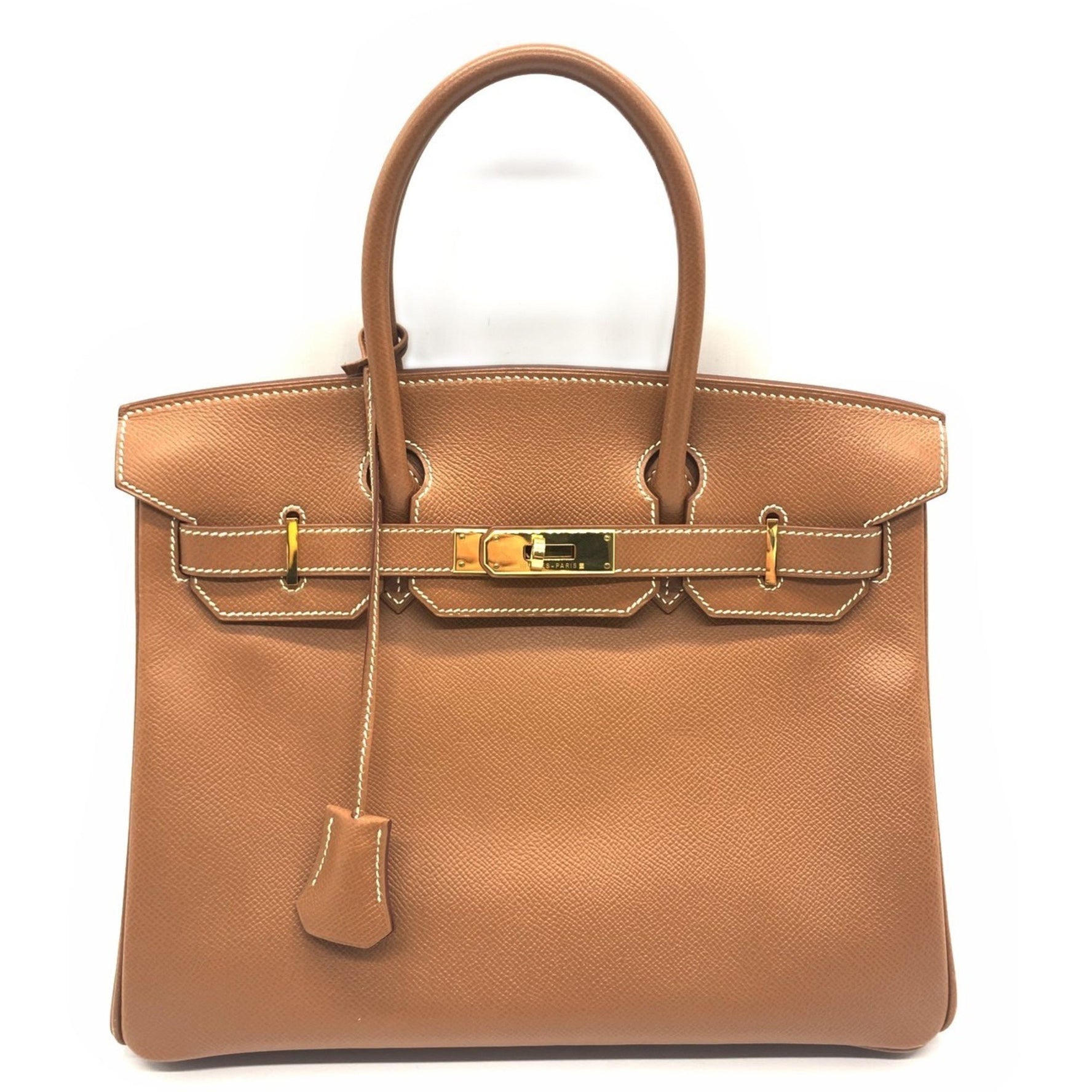 Hermes Birkin 30 Gold Epsom Leather Women's Handbag HERMES