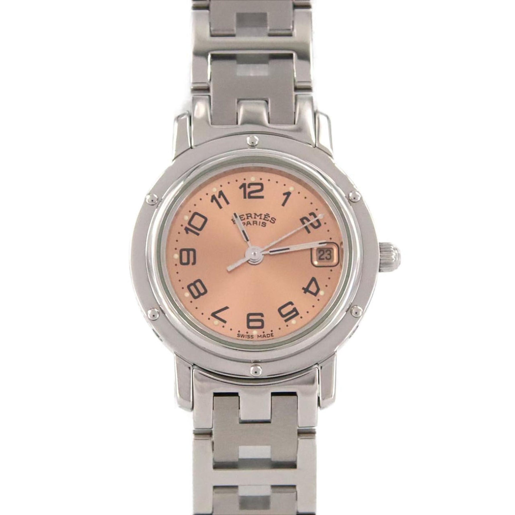 Hermès Clipper Stainless Steel Quartz Watch