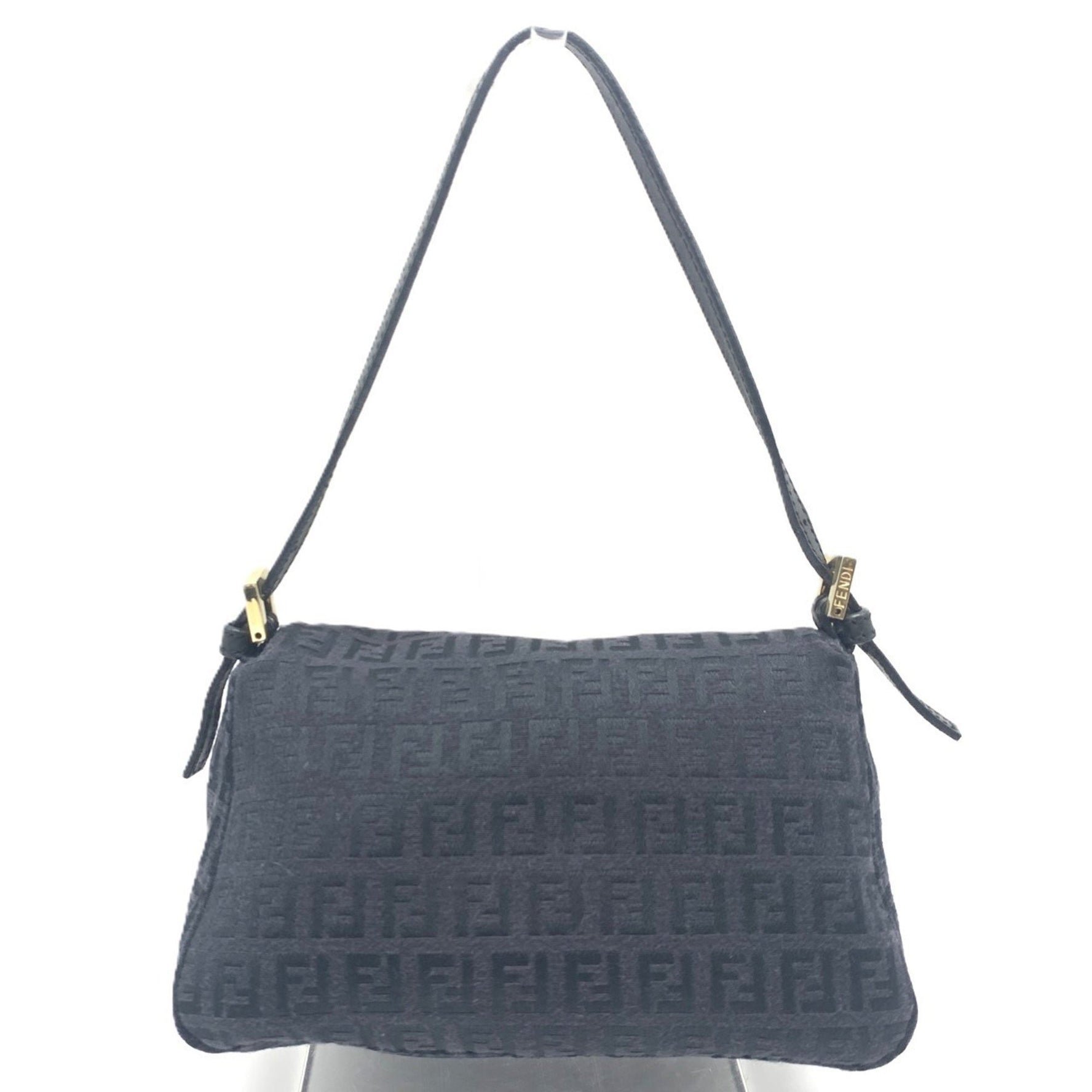 Fendi Zucchino Mamma Bucket Canvas Shoulder Bag