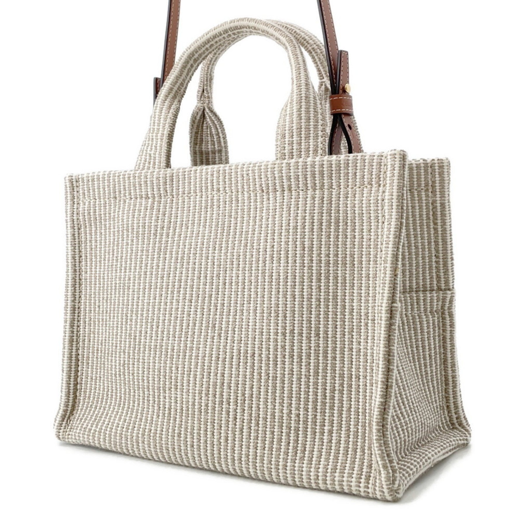Celine Small Cabas Thais Canvas Handbag