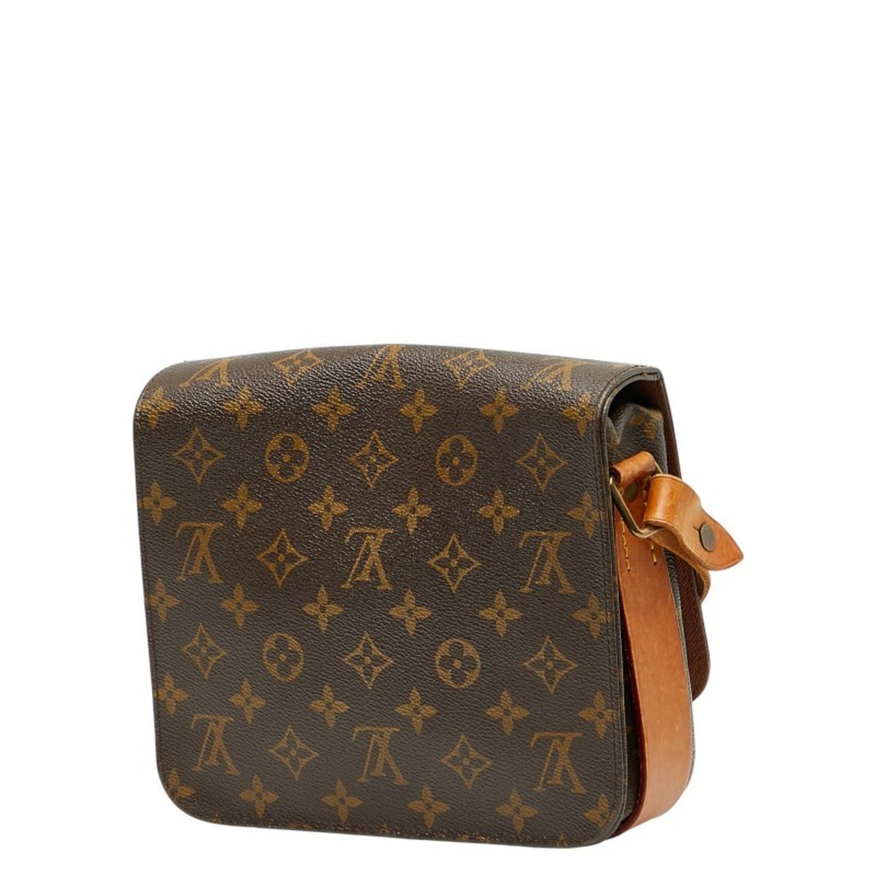 Louis Vuitton Monogram Carte Cher MM Crossbody Shoulder Bag PVC Leather LOUIS VUITTON