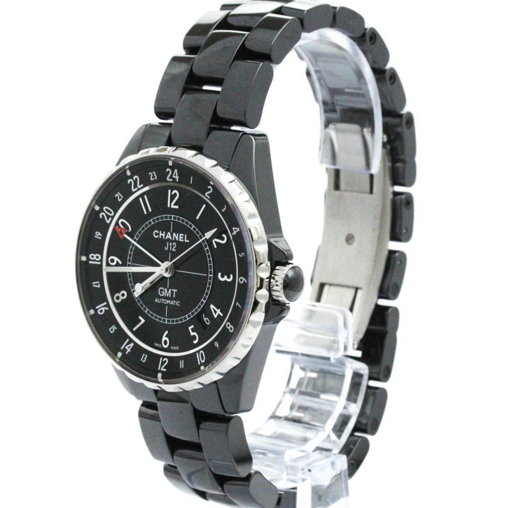 Polished CHANEL GMT Ceramic Automatic Watch