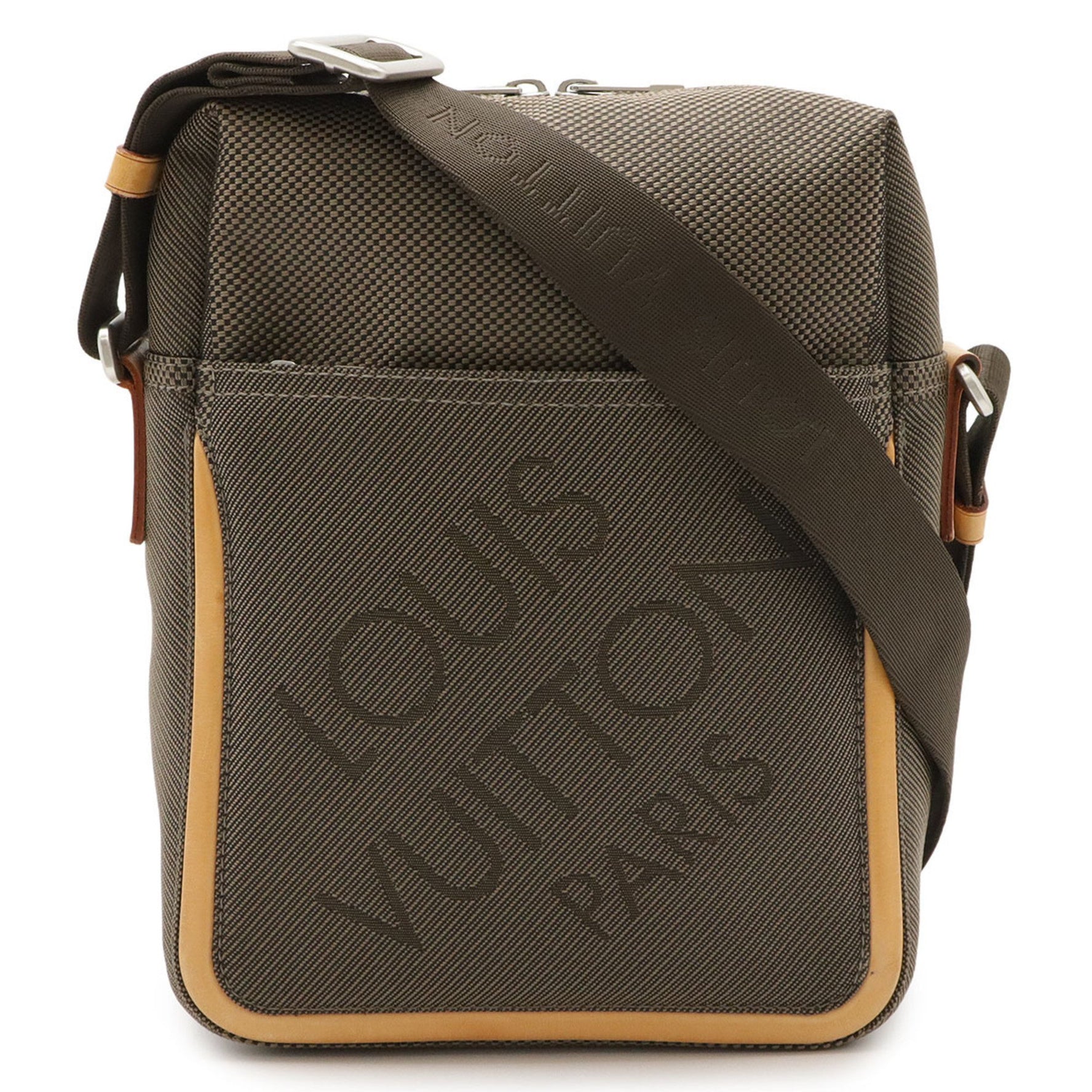 Louis Vuitton Damier Geant Citadan Shoulder Bag Canvas Tail Khaki