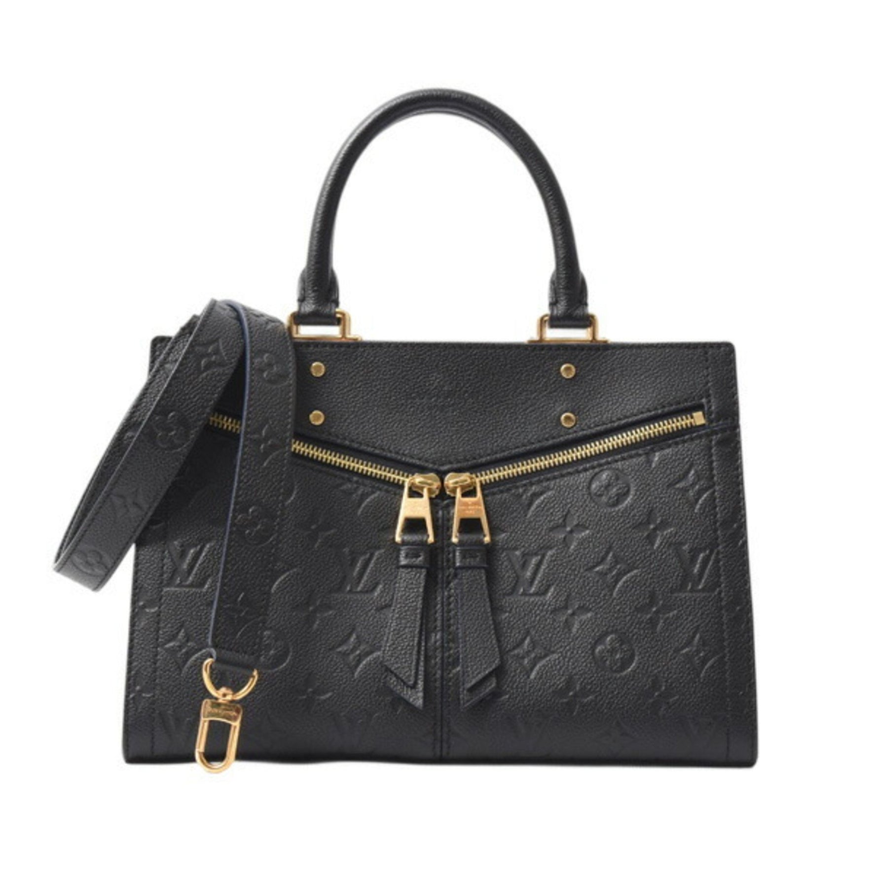 Louis Vuitton Empreinte Three PM Handbag Noir