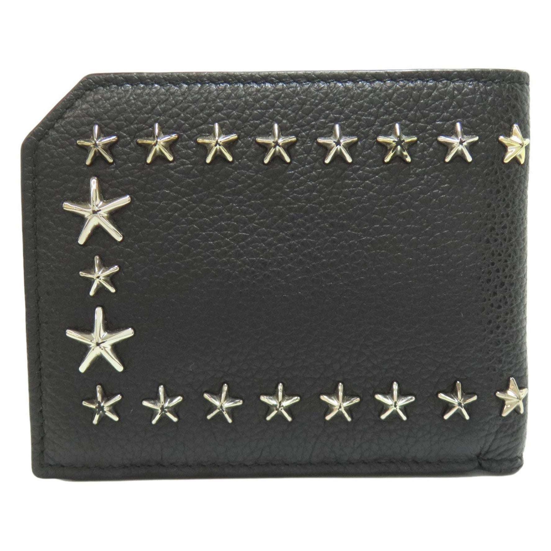 Jimmy Choo Star Motif Bi-fold Wallet Leather