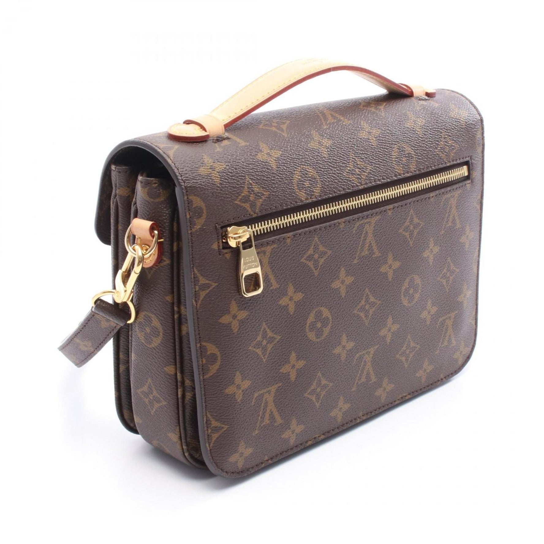 Louis Vuitton Metis MM Pochette Handbag, PVC-Coated Canvas and Leather, Monogram