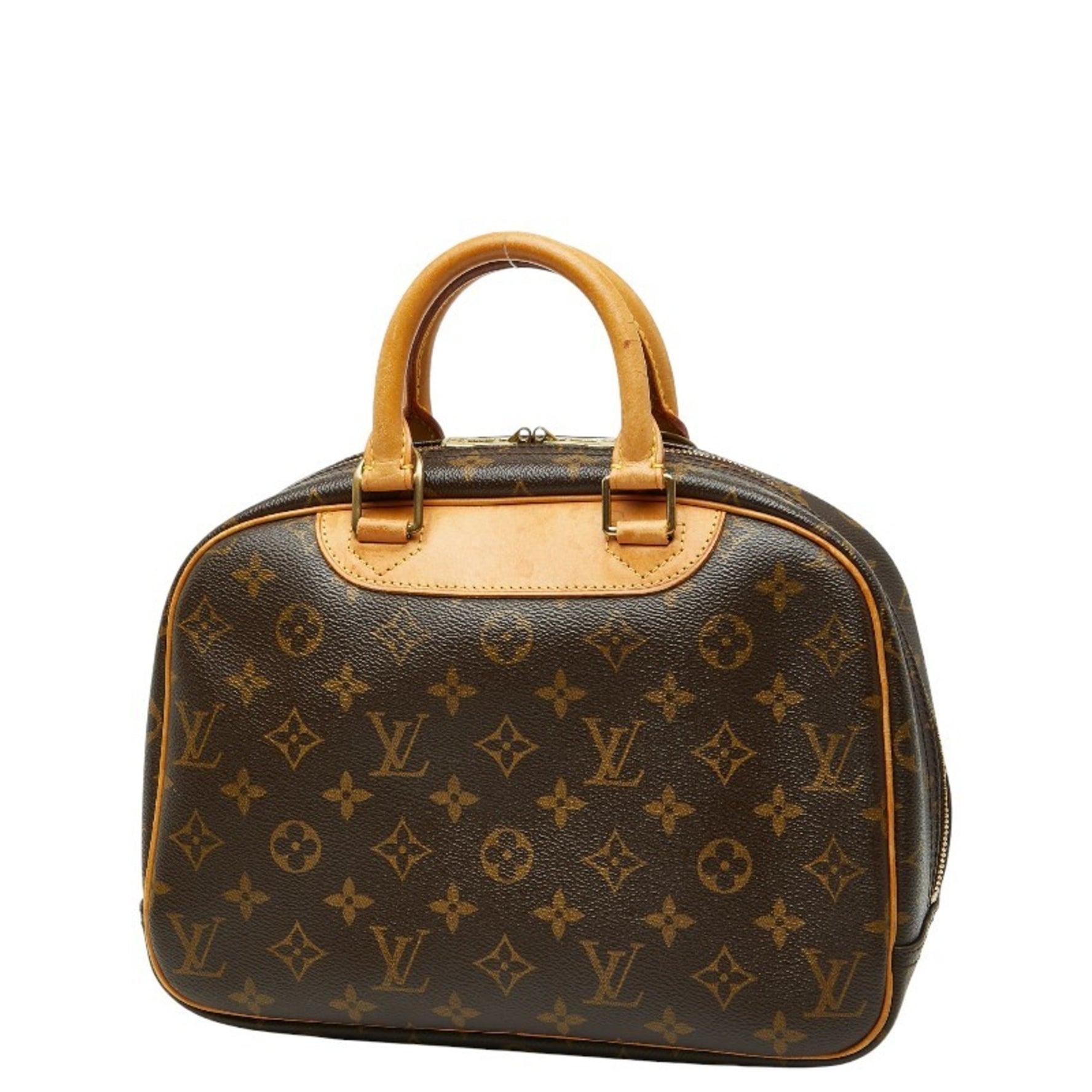Louis Vuitton Monogram Trouville Handbag Leather LOUIS VUITTON