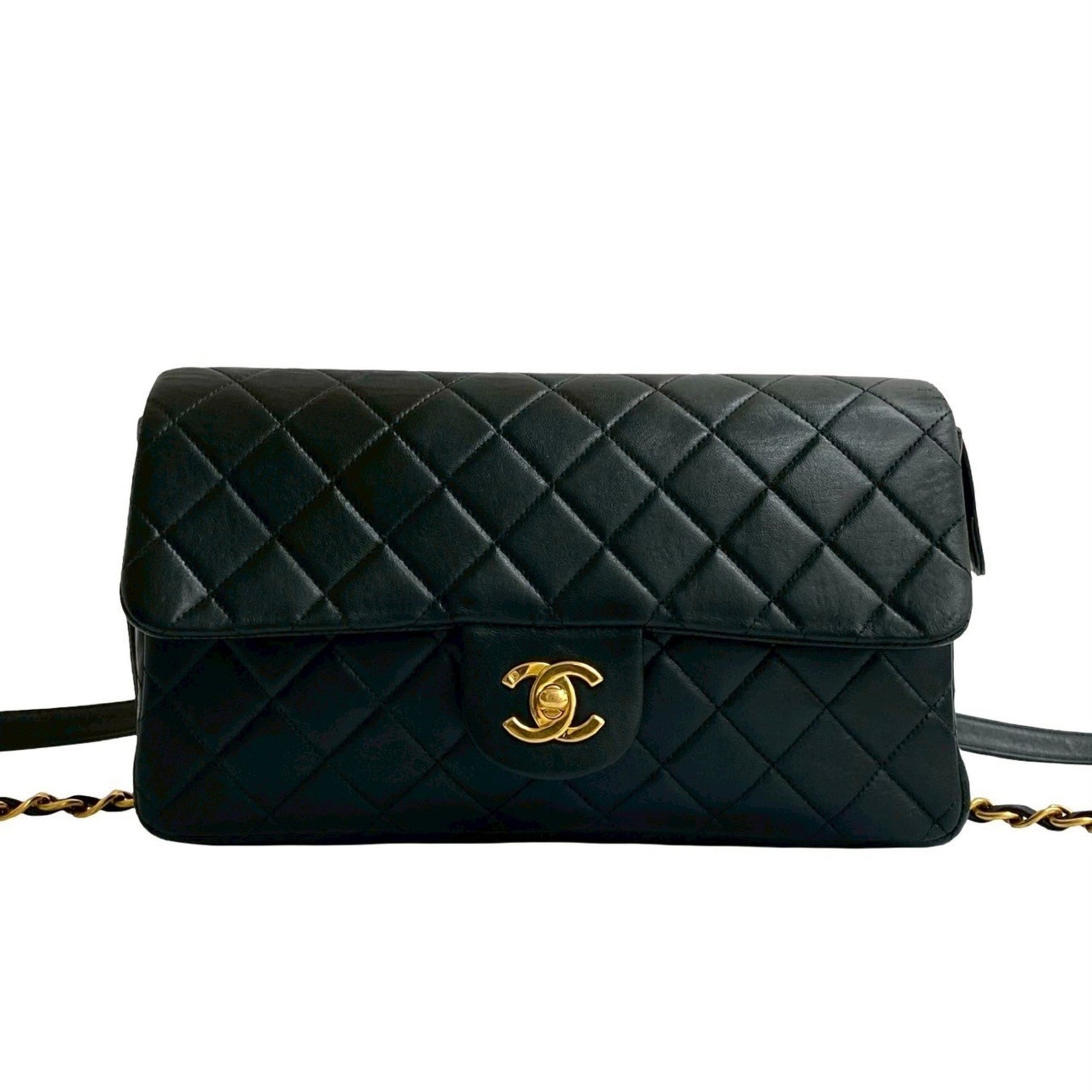 Seal No. 3 CHANEL Matelasse Coco Lambskin Leather Chain Backpack in