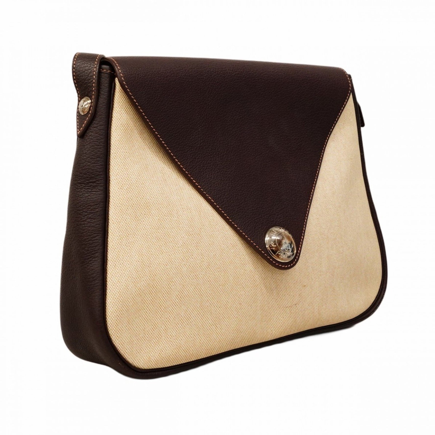 Hermes Hermès Christine Toile H Fjord Shoulder Bag, C Stamp