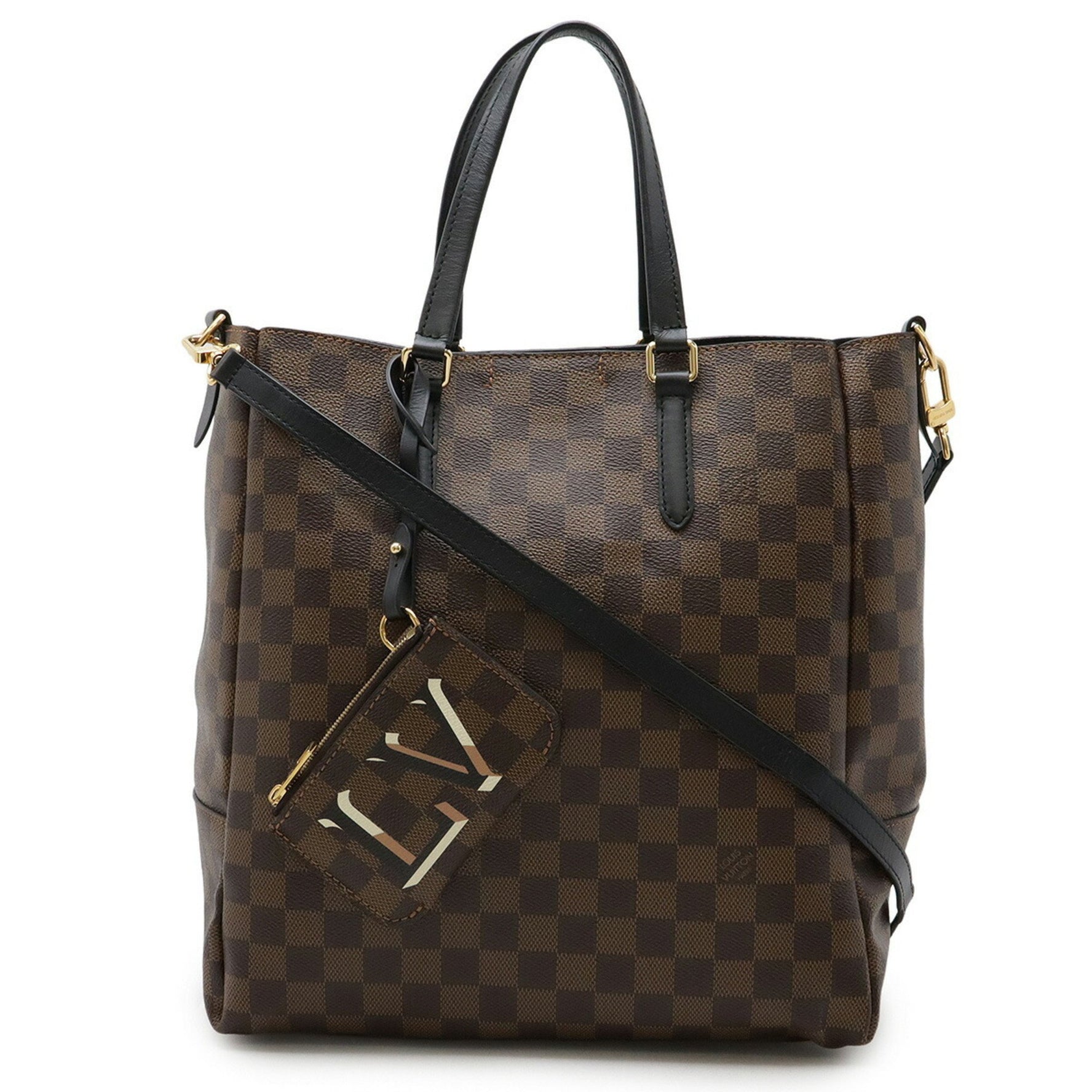 Louis Vuitton Damier Belmont NV MM Tote Bag Shoulder