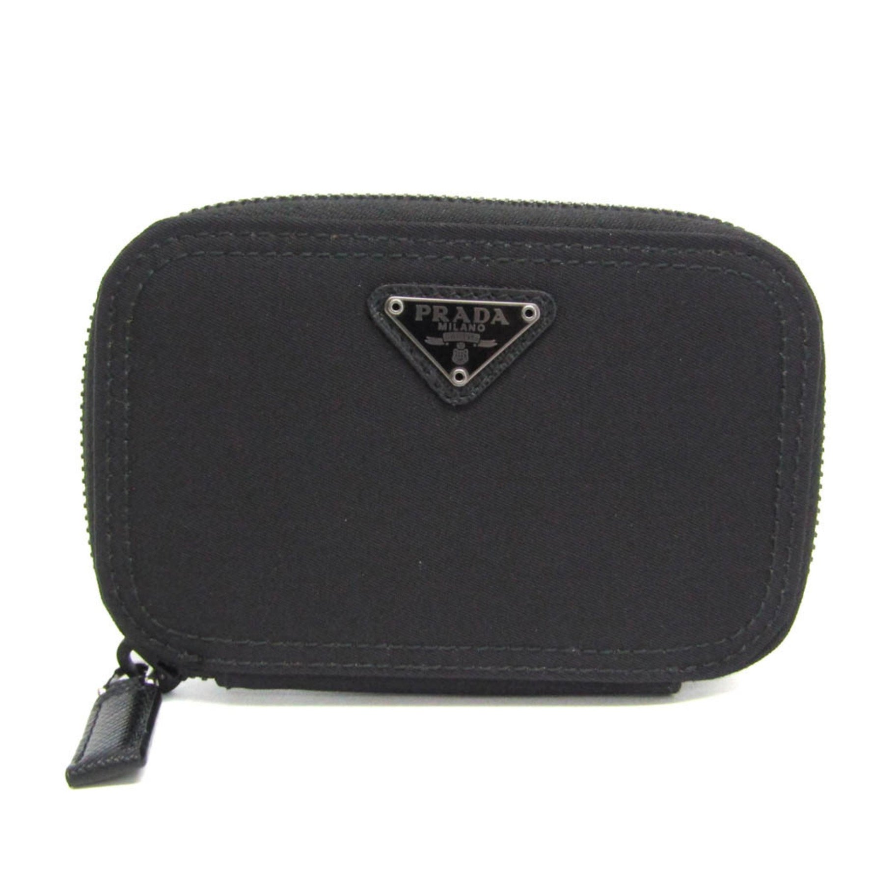 Prada 2PG003 Women,Men Nylon Key Case Black