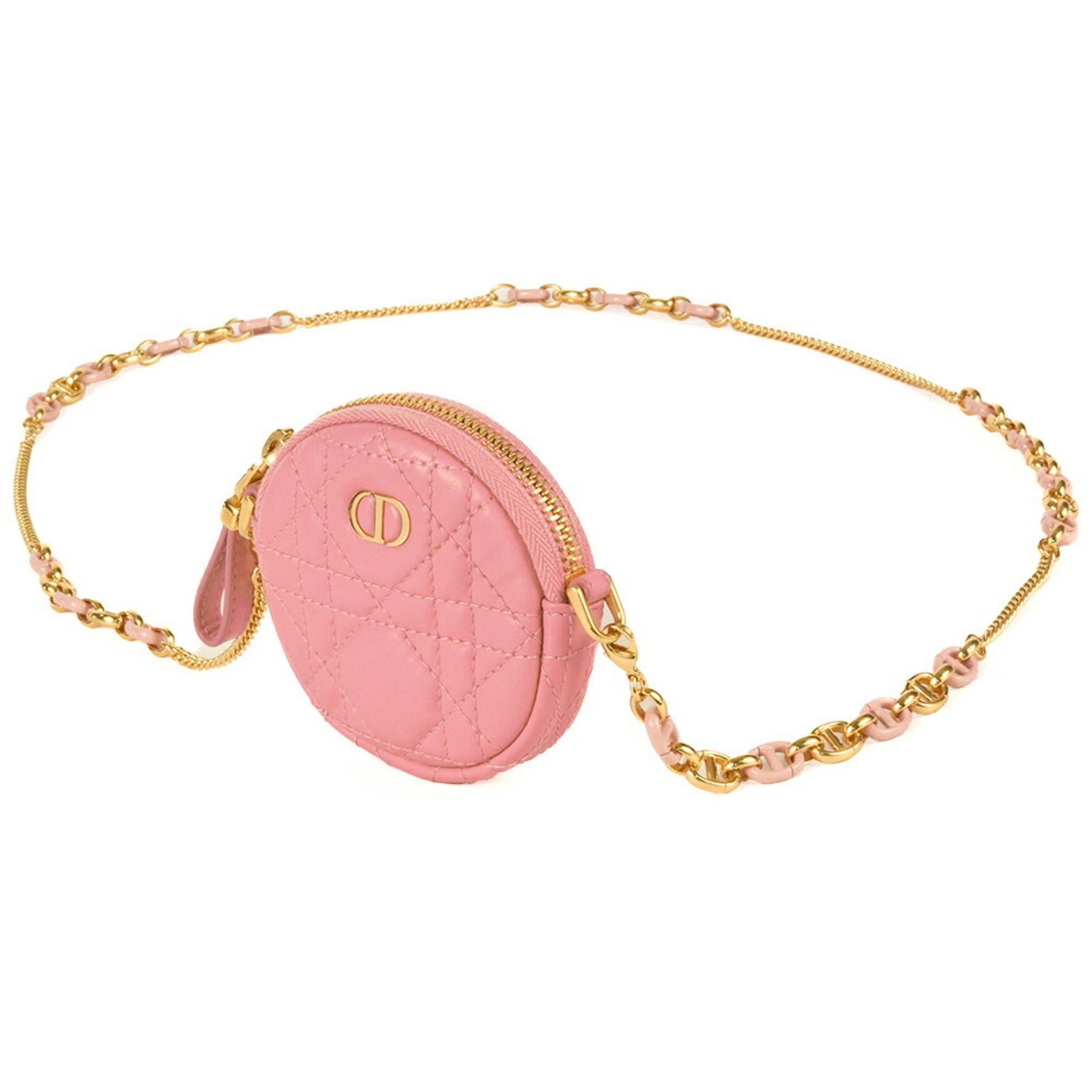 Christian Dior Dior Cannage Pouch Leather Chain Shoulder Bag