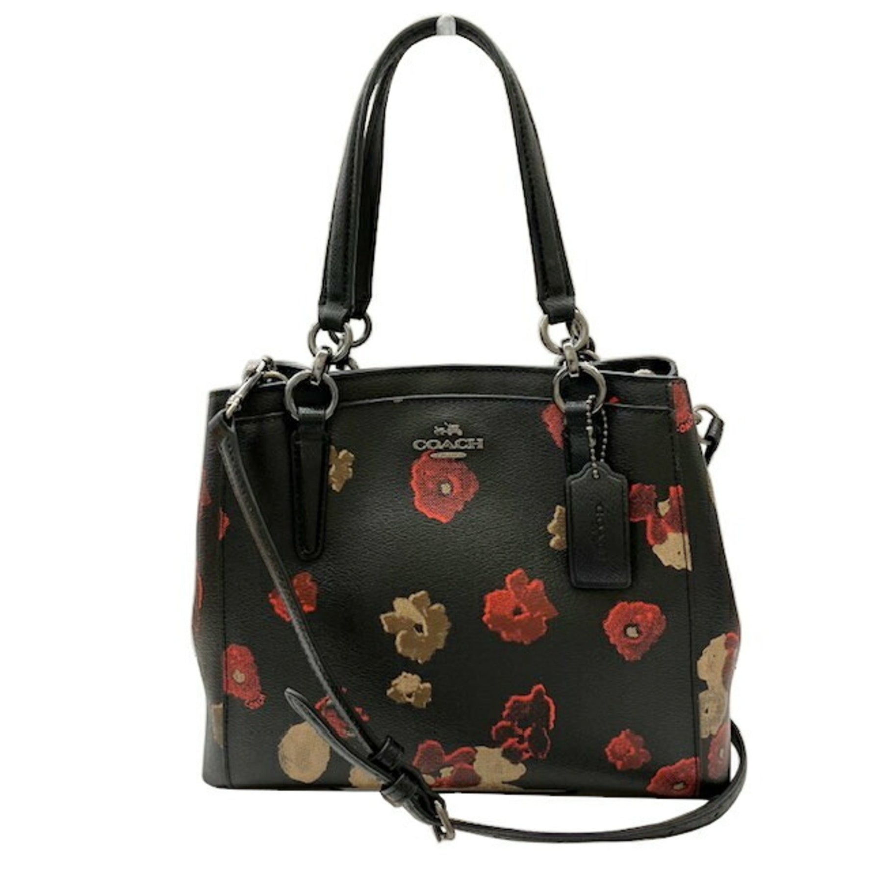 COACH Leather Handbag/Shoulder Bag