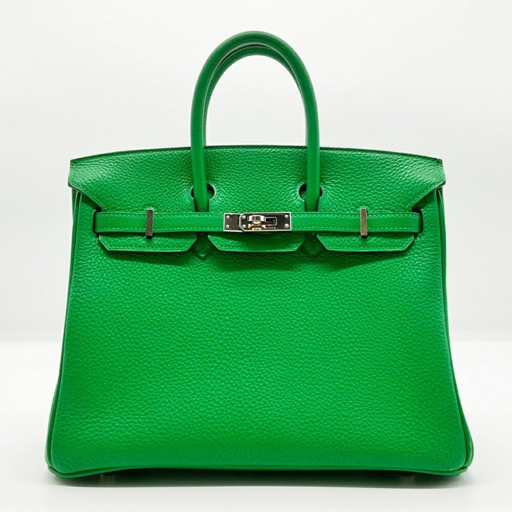 Hermes Hermès Birkin 25 Bamboo Togo Handbag with R Stamp
