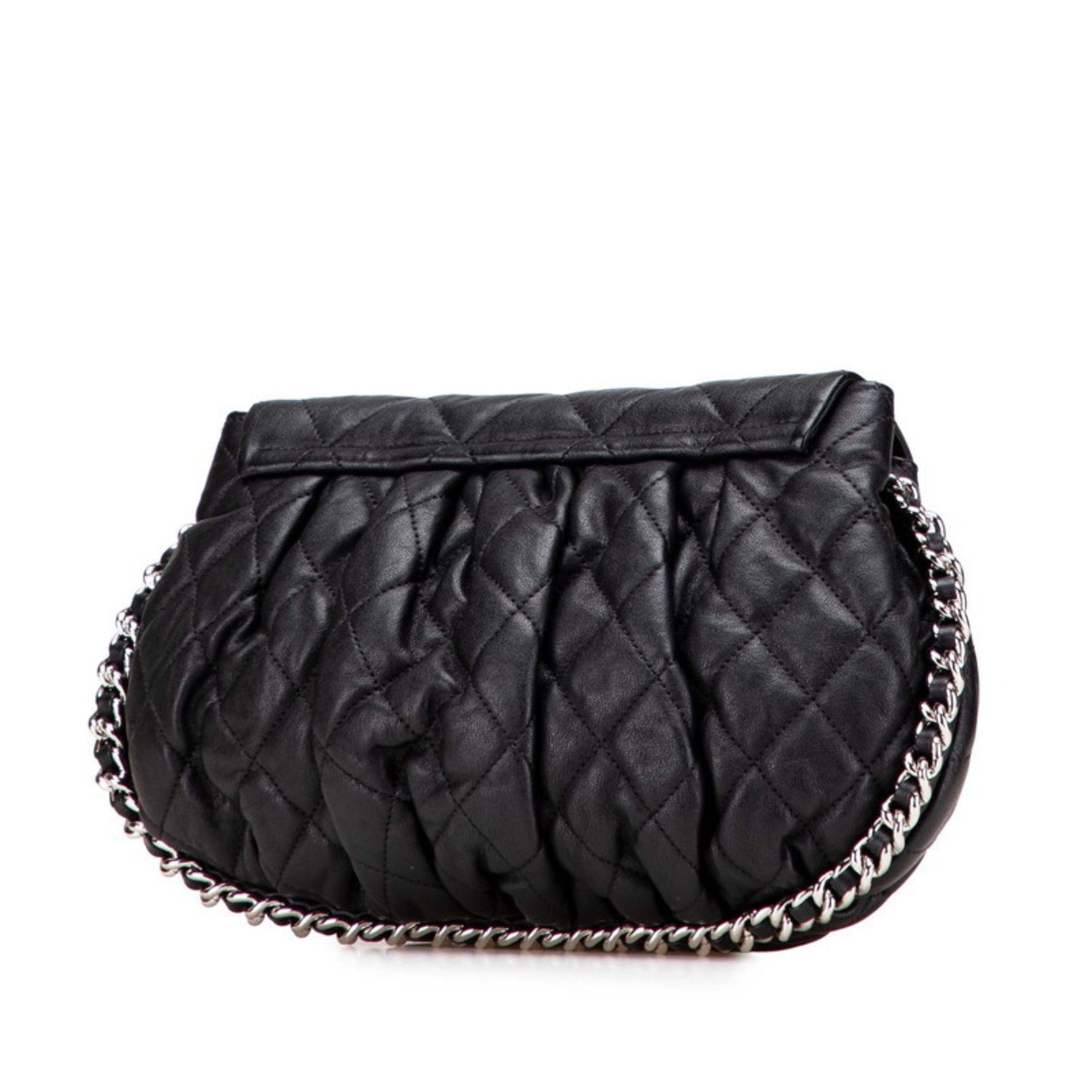 CHANEL Matelasse Chain Around Shoulder Bag Lambskin