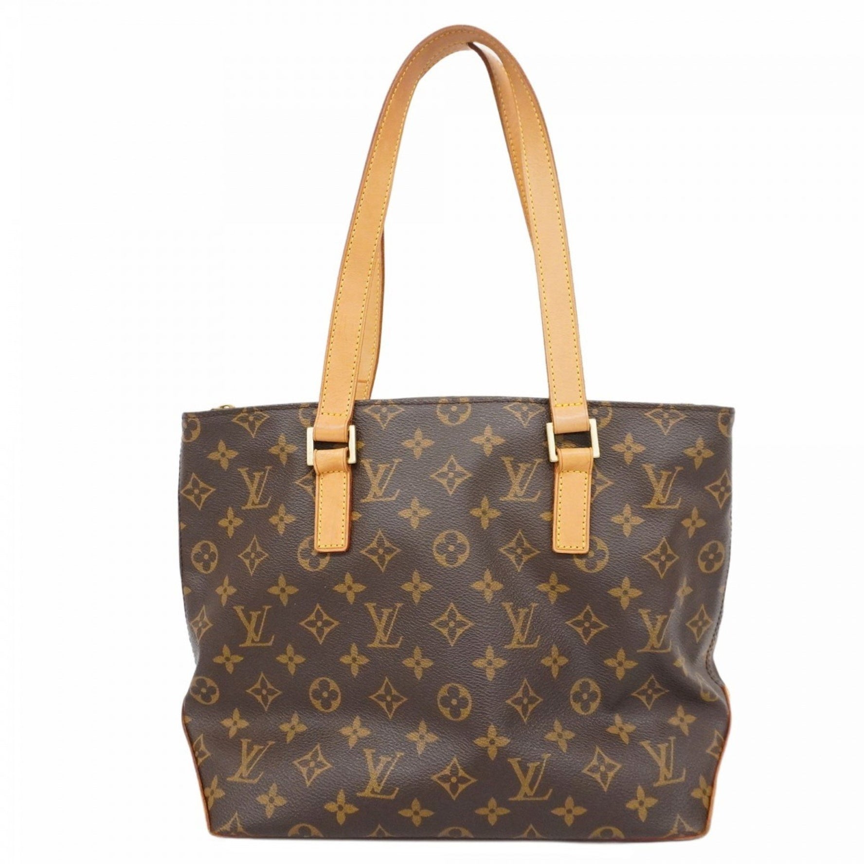 Louis Vuitton Monogram Cabas Piano Tote Bag M51148 Brown Women's