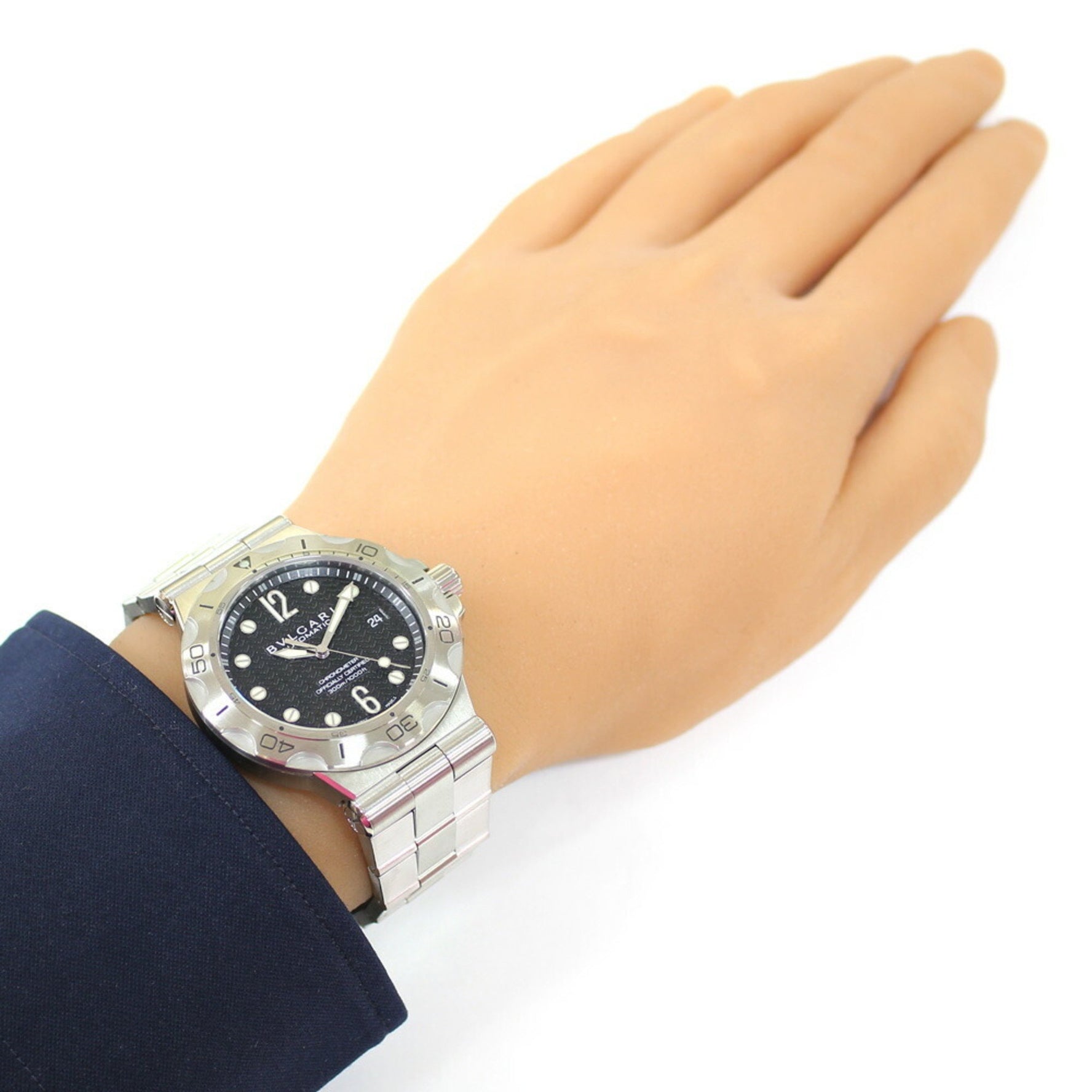 Bvlgari Diagono Scuba Watch Stainless Steel Automatic Manufacturer's Finish