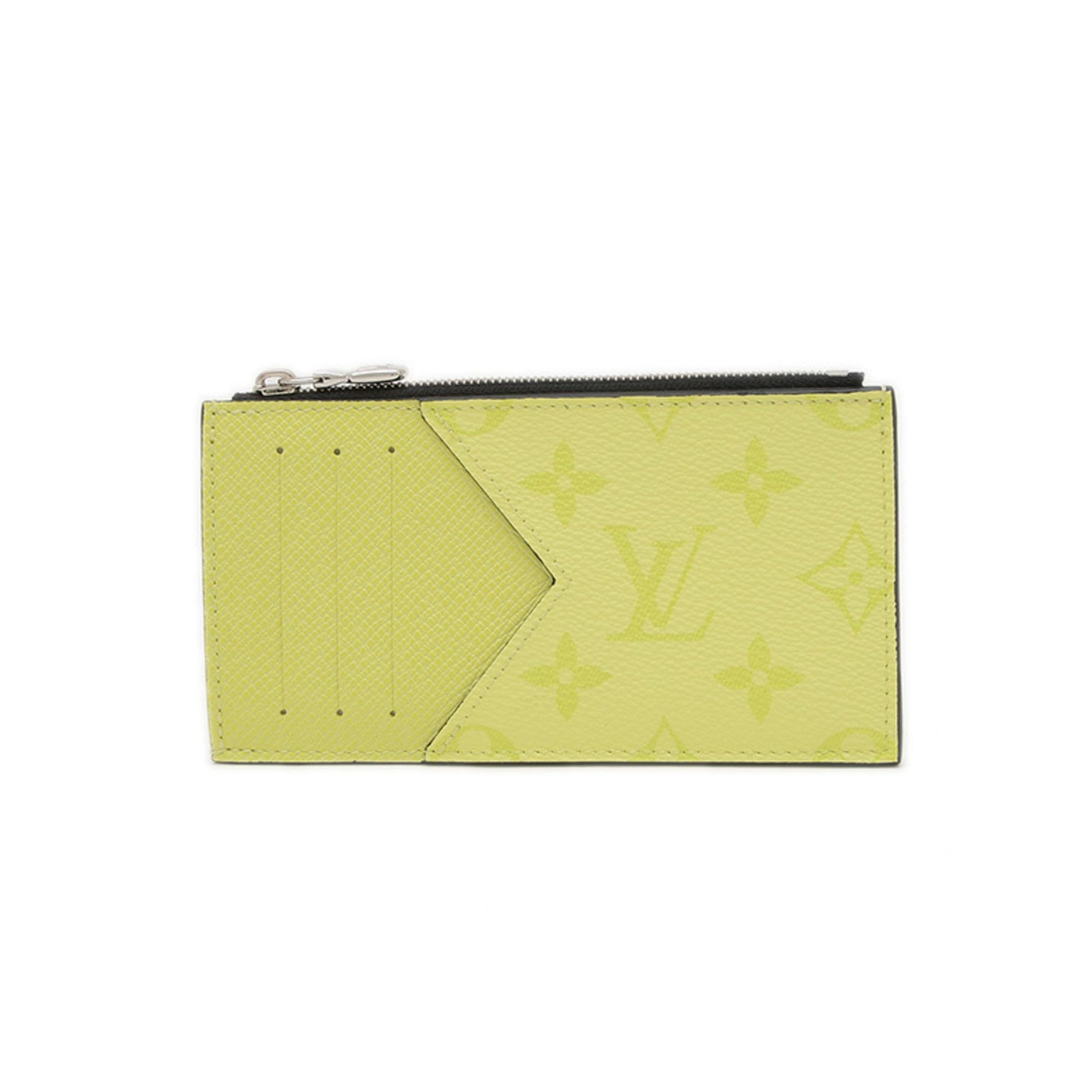 Louis Vuitton Taiga Rama Coin Card Holder Business Holder/Card Case Wallet Lemonade M14109