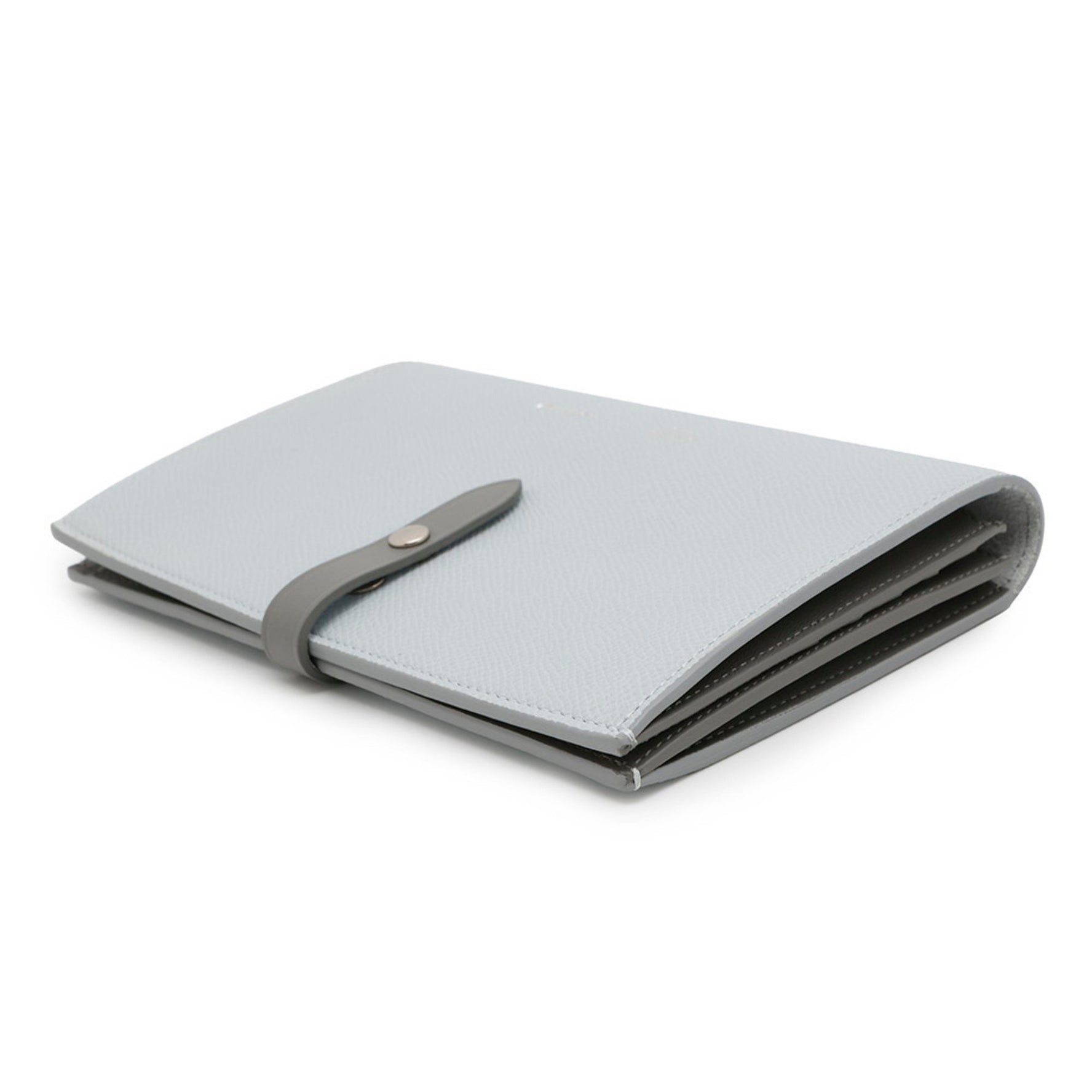 Celine Large Multi-Function Leather Long Wallet CELINE Bifold Two-Tone