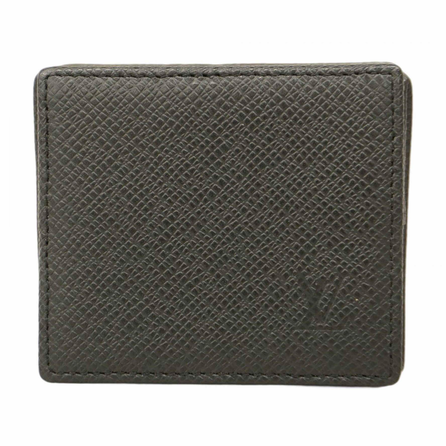 Louis Vuitton Taiga Porte Monnaie Boite Wallet/Coin Case M30382 Ardoise Men's