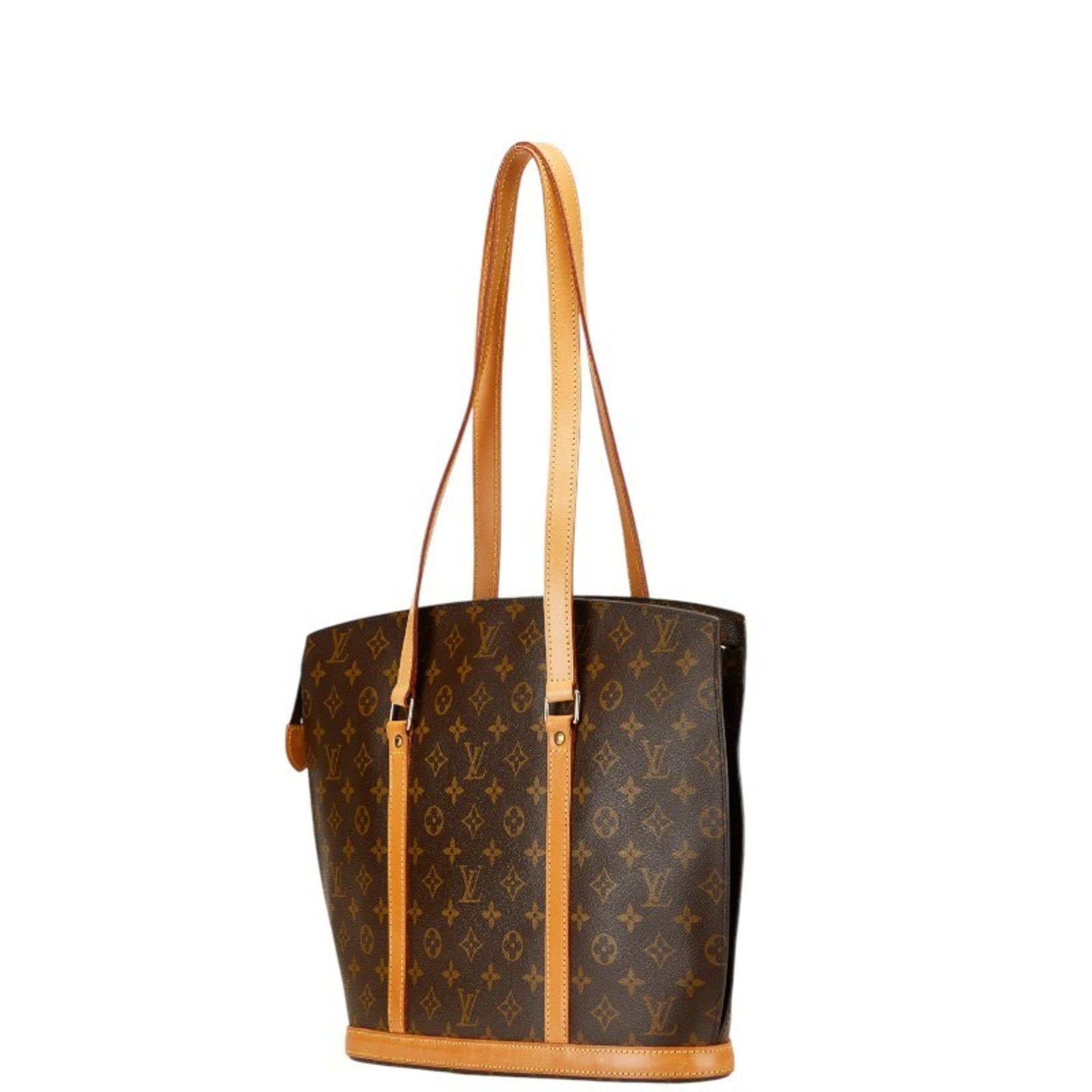 Louis Vuitton Monogram Babylon Tote Bag/Shoulder Bag Brown Leather LOUIS VUITTON