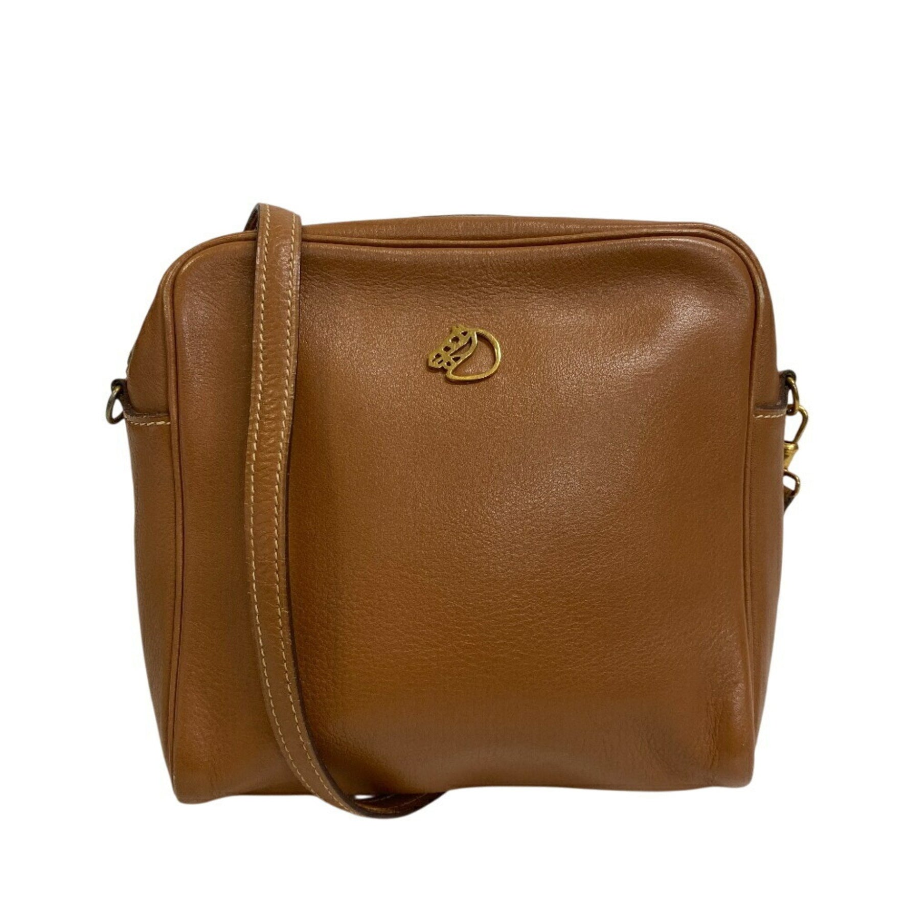 HERMES Hermes 〇R 〇+ Jockey Horse Pochette Shoulder Bag Women's Brown