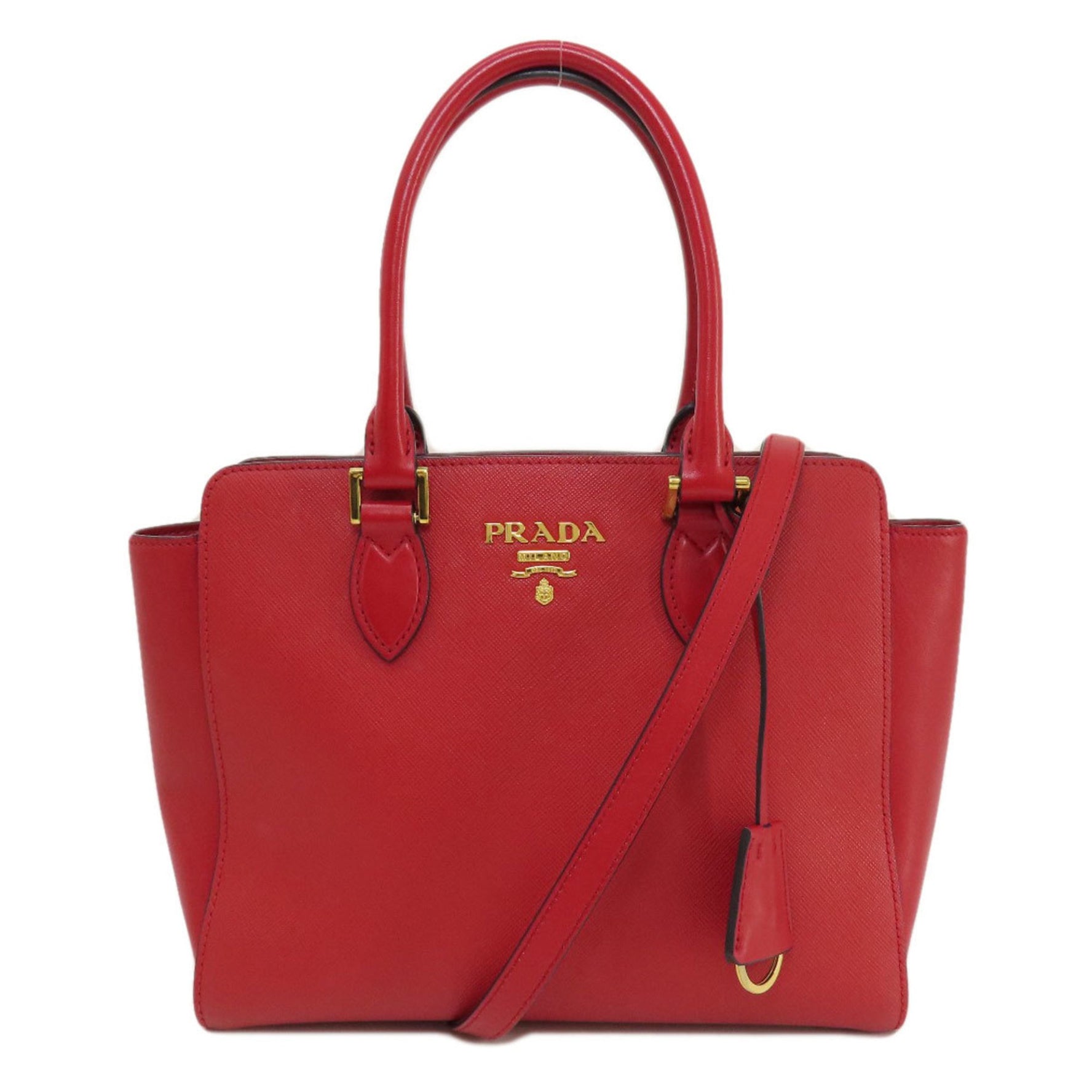 Prada Saffiano Handbag Leather Women's PRADA