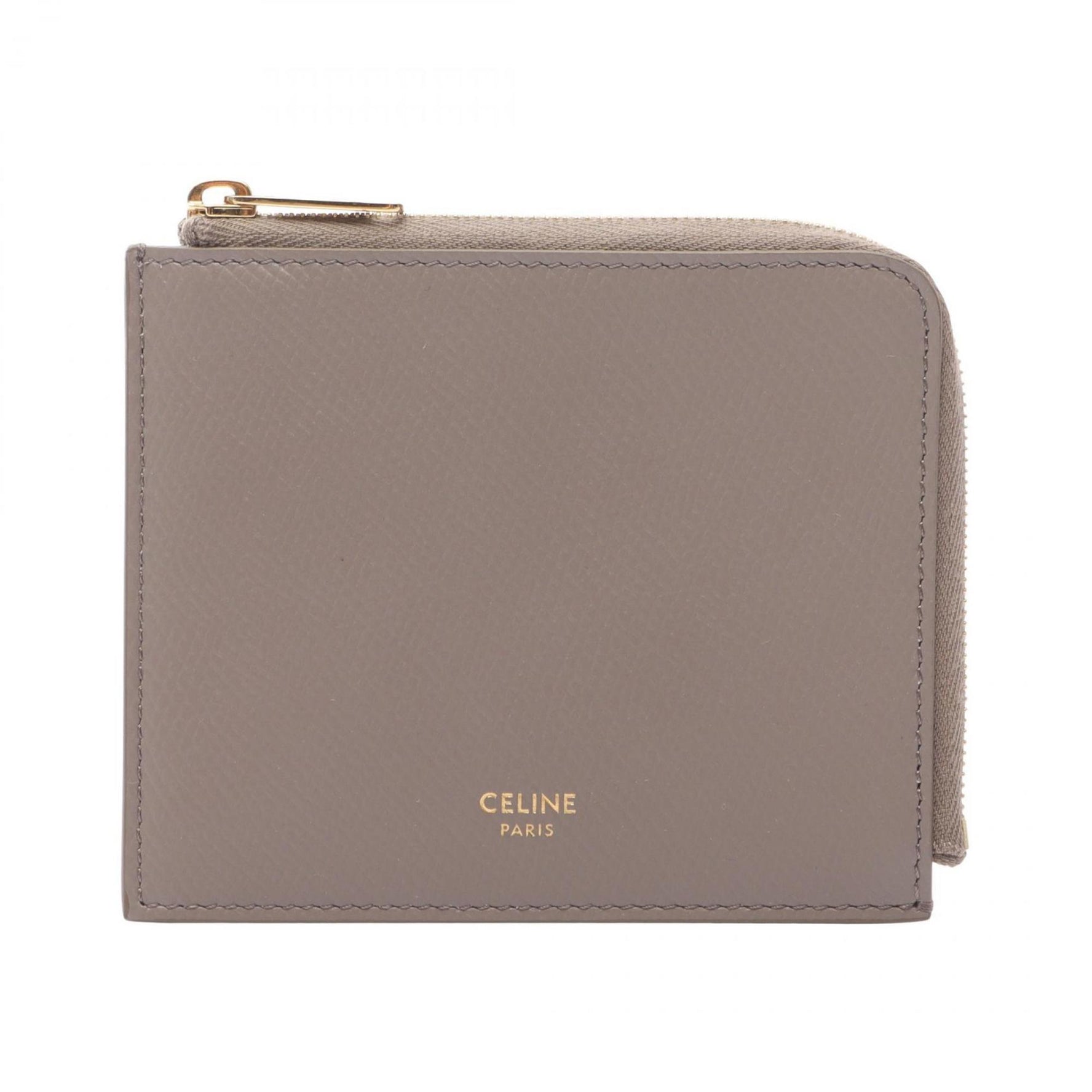 Celine Zipped Purse with Card Holder and Coin Case, Leather