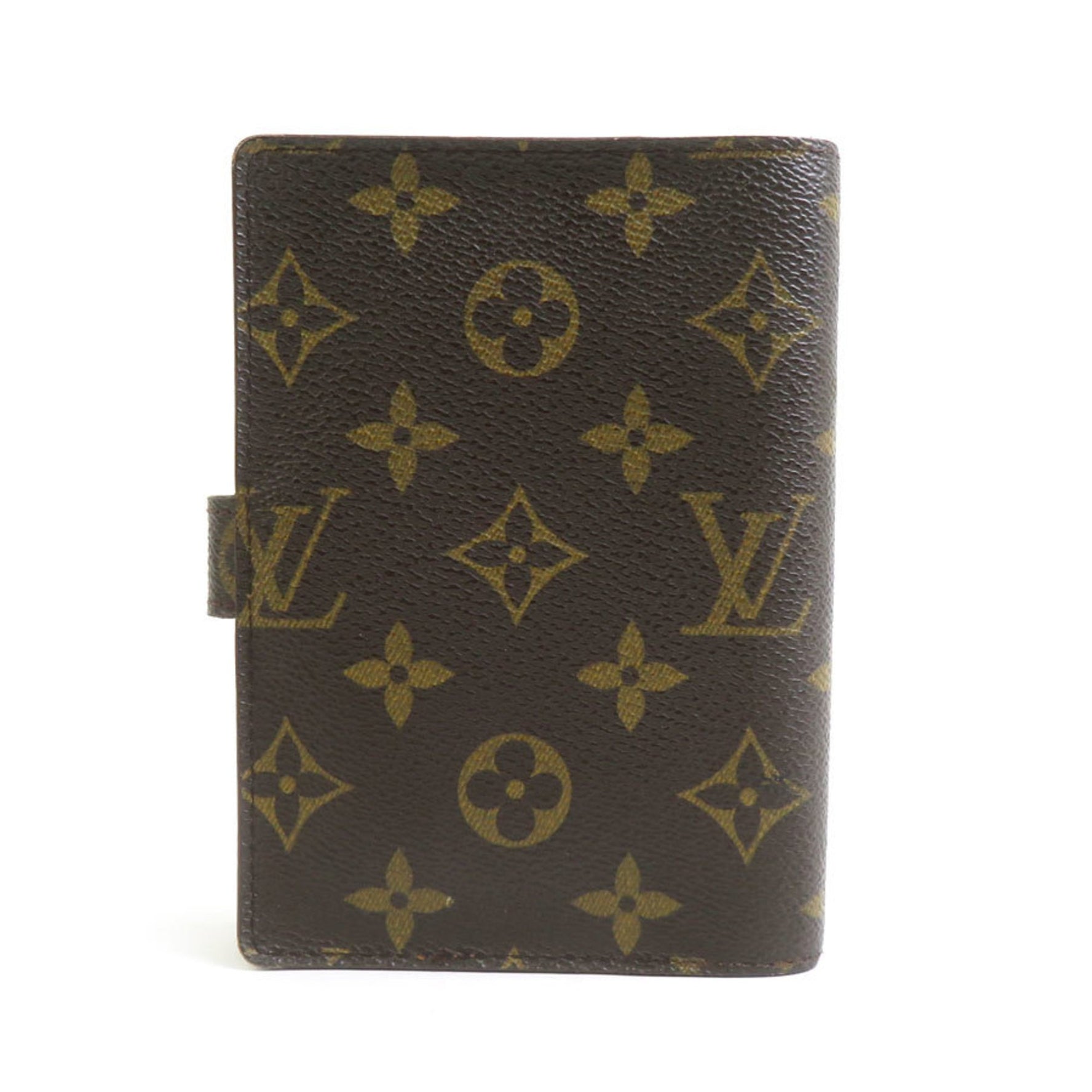 Louis Vuitton Monogram Agenda PM Planner Cover in Canvas, and Gold, Men's