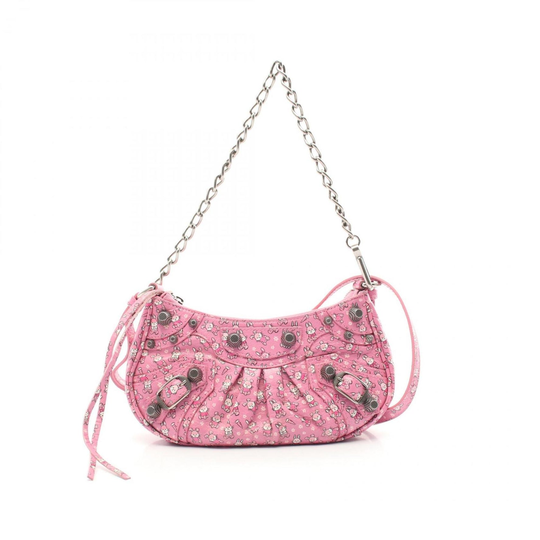 BALENCIAGA LE CAGOLE MINI Le Cagole Mini Handbag Leather Women's Pink