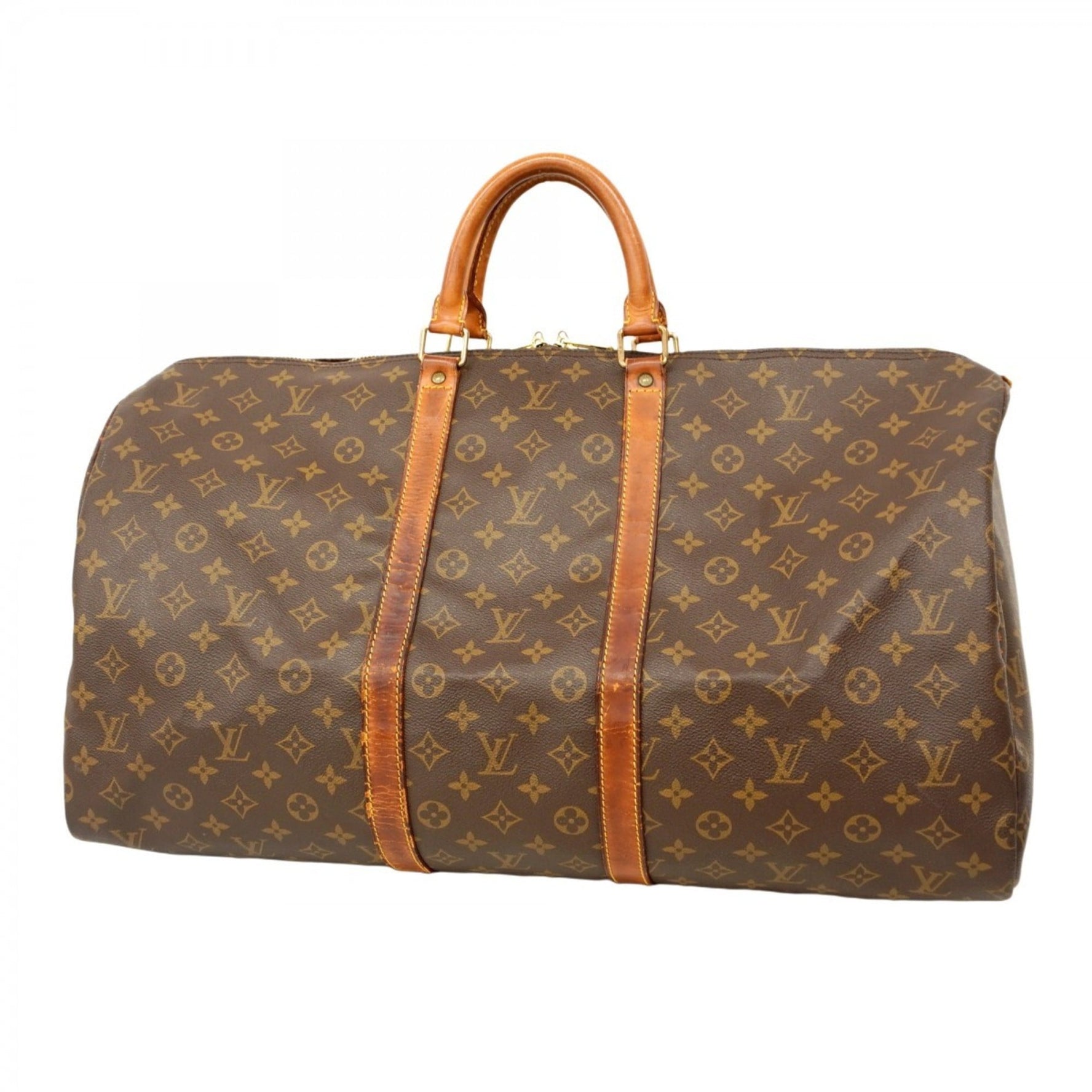 Louis Vuitton Monogram Keepall 55 Boston Bag Men's and