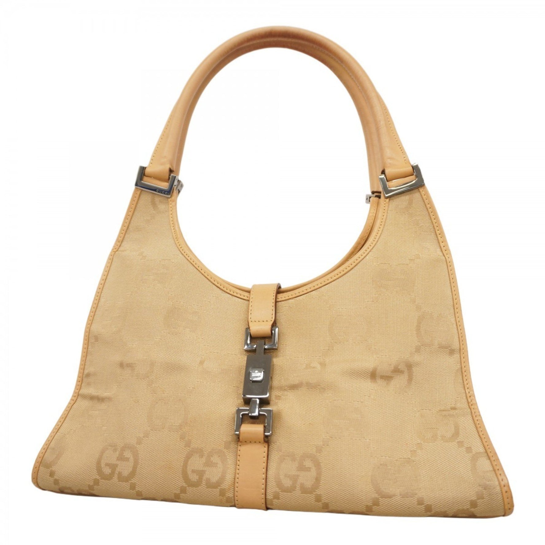 Gucci GG Canvas Handbag 002 1067 Brown Women's