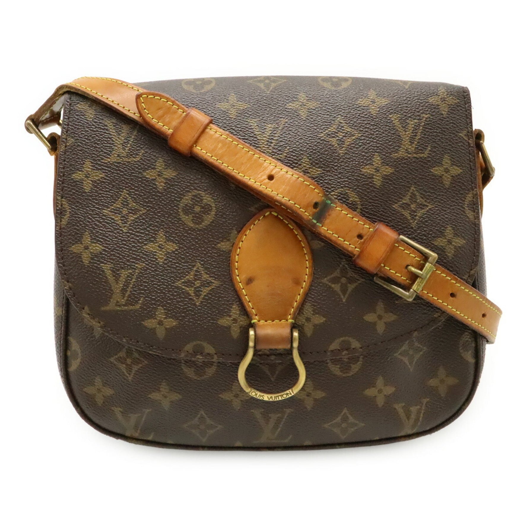 LOUIS VUITTON Monogram Saint-Cloud GM Shoulder Bag