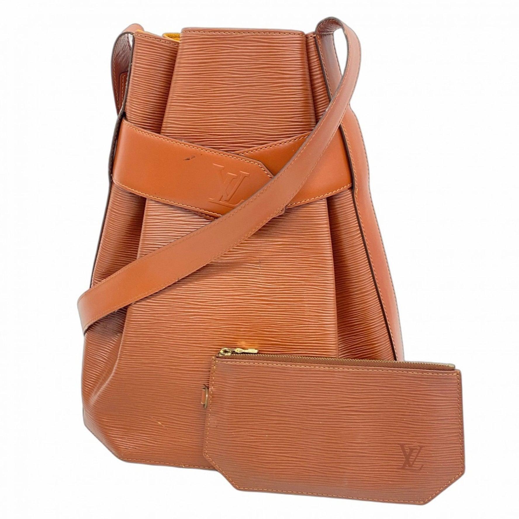 Louis Vuitton Epi Sac de Paul GM Shoulder Bag M80193 Kenya Brown for Women