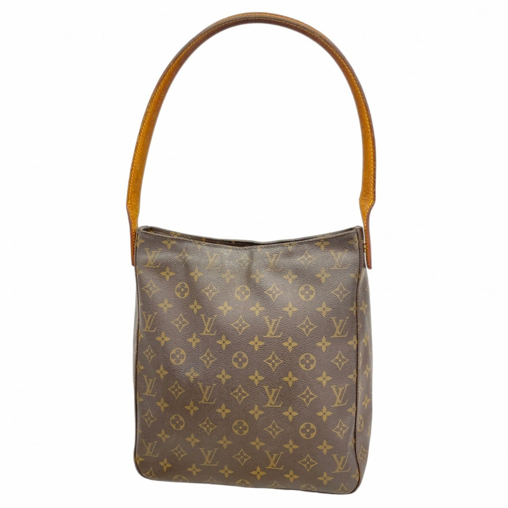 Louis Vuitton Monogram Looping GM Shoulder Bag M51145 Brown Women's