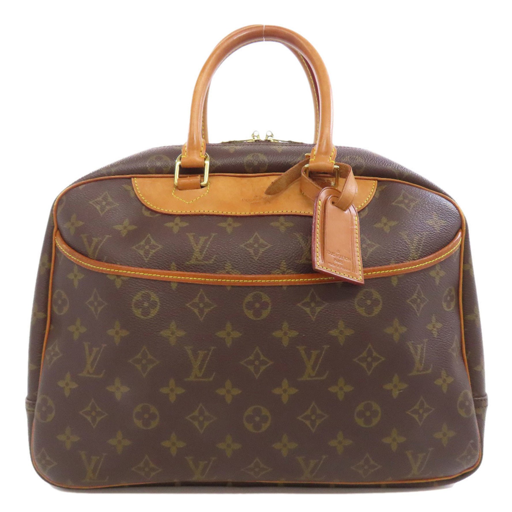 Louis Vuitton Deauville Handbag Canvas