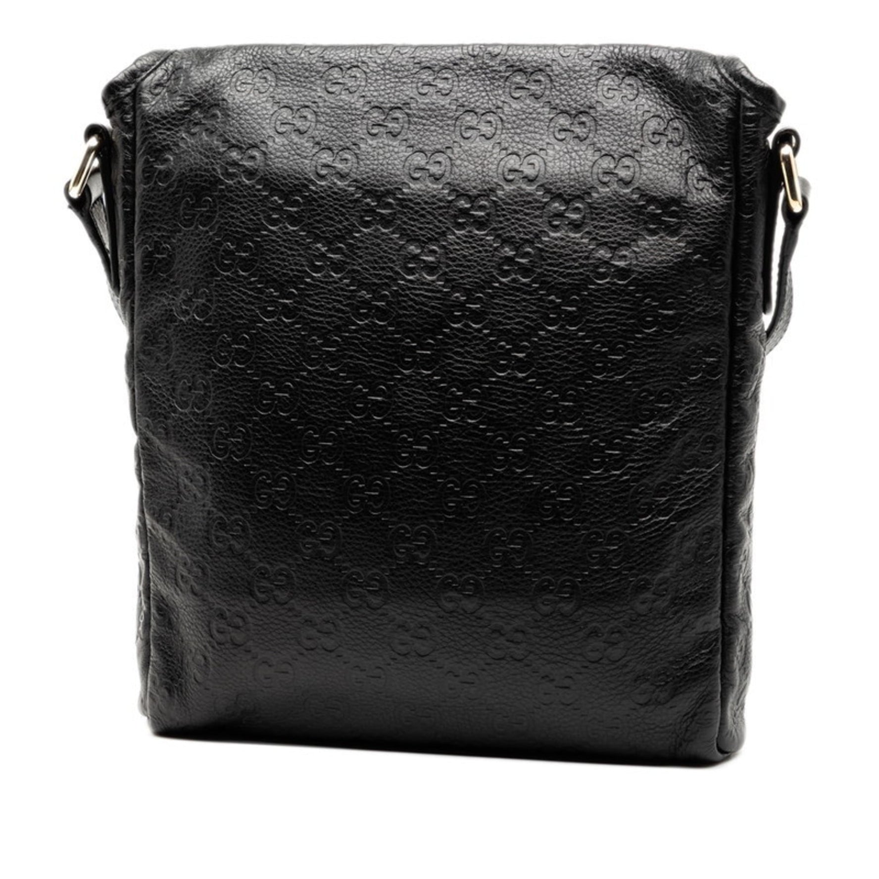 Gucci Guccissima Crossbody Shoulder Bag Leather