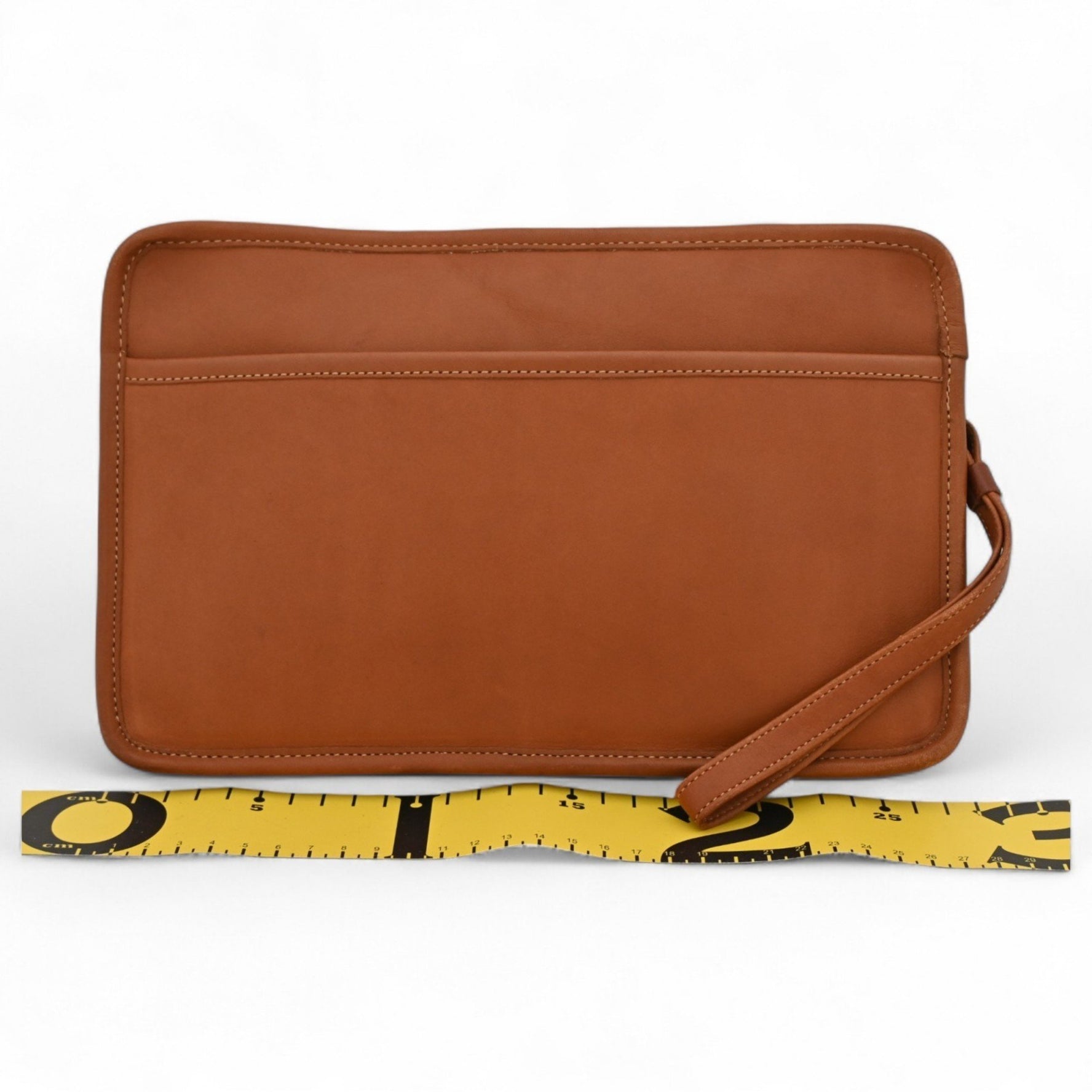 Title Coach Second Bag Leather Clutch