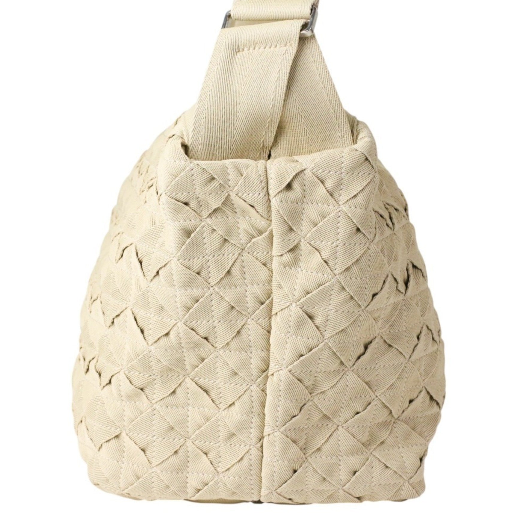BOTTEGA VENETA Bottega Veneta Intrecciato Webbing Line Canvas Shoulder Bag Men's