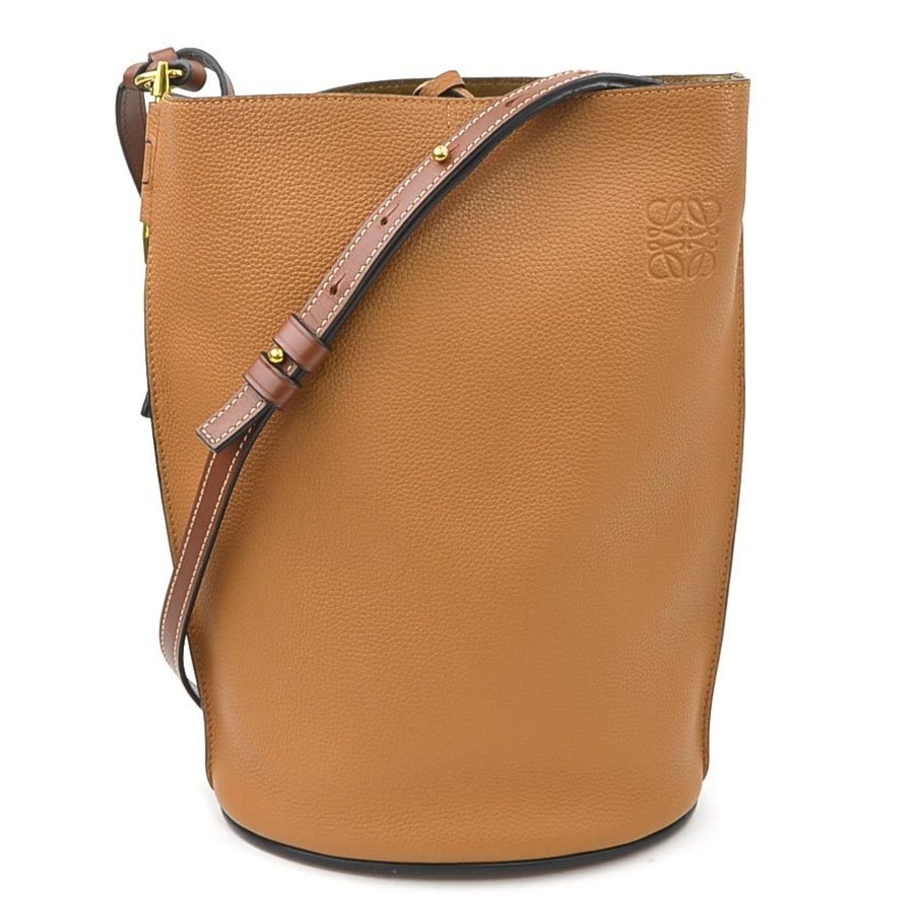 LOEWE Gate Bucket Bag, Leather