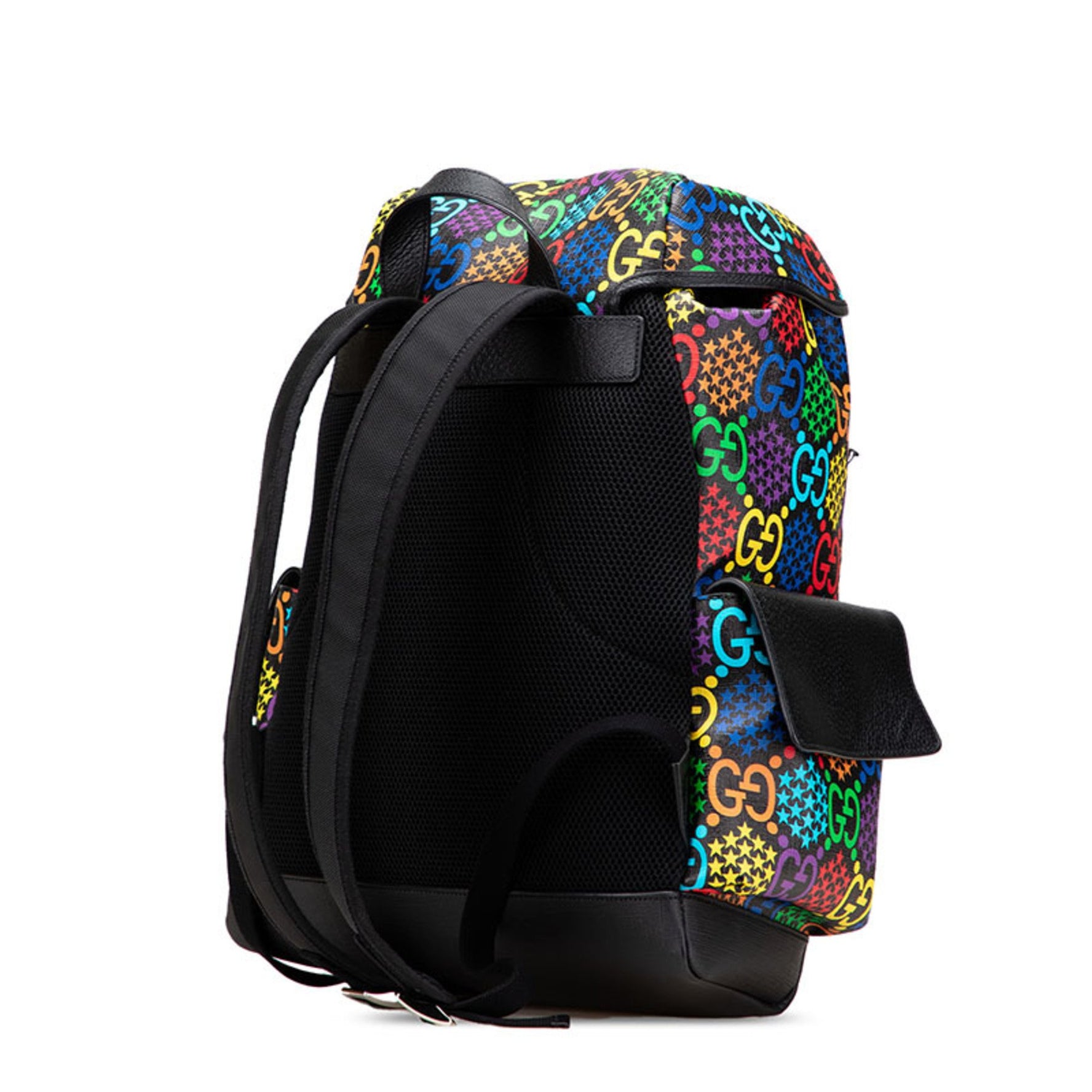 Gucci GG Psychedelic Large Backpack Multicolor PVC Leather