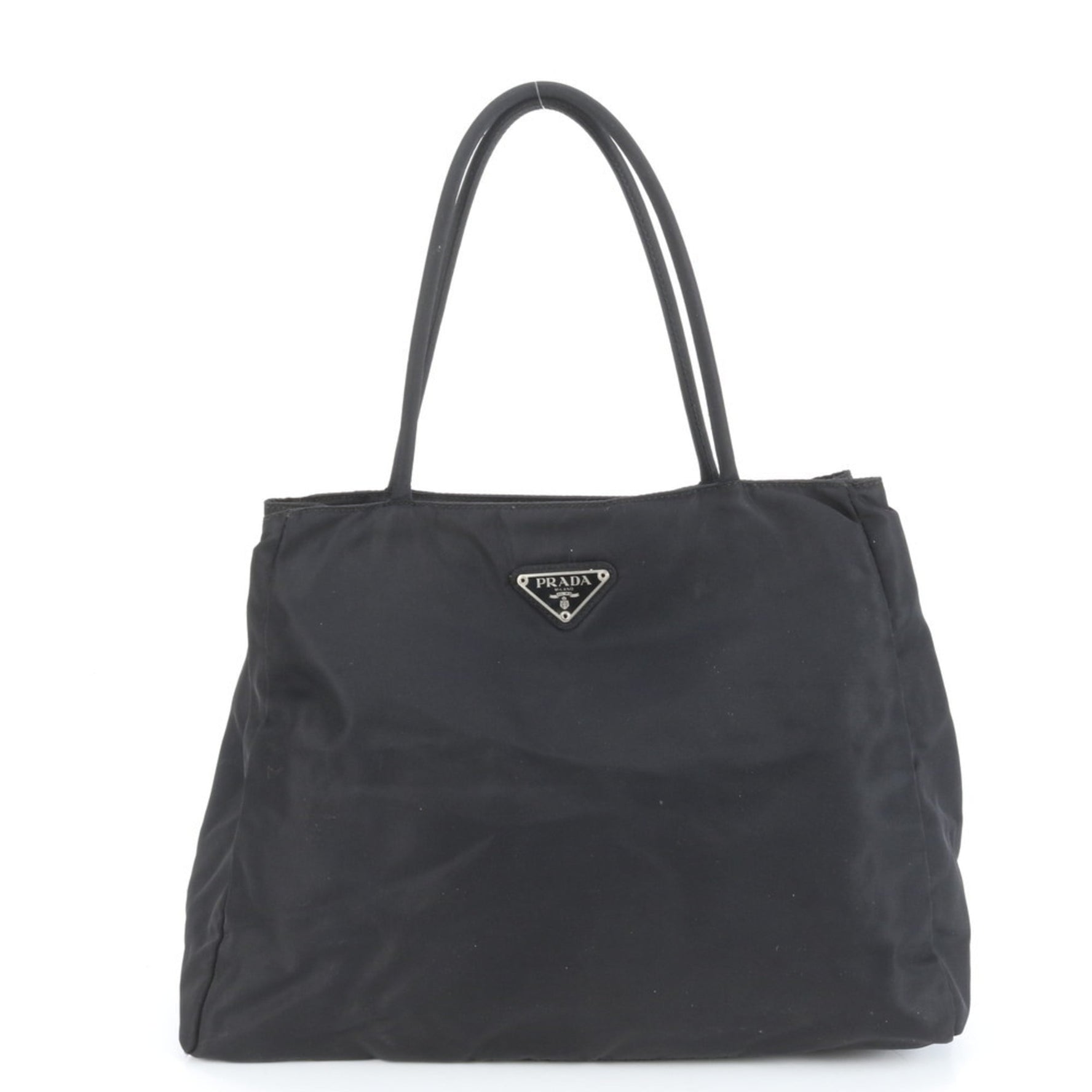 Prada Tessuto Nylon Triangle Logo Tote Bag, Shoulder