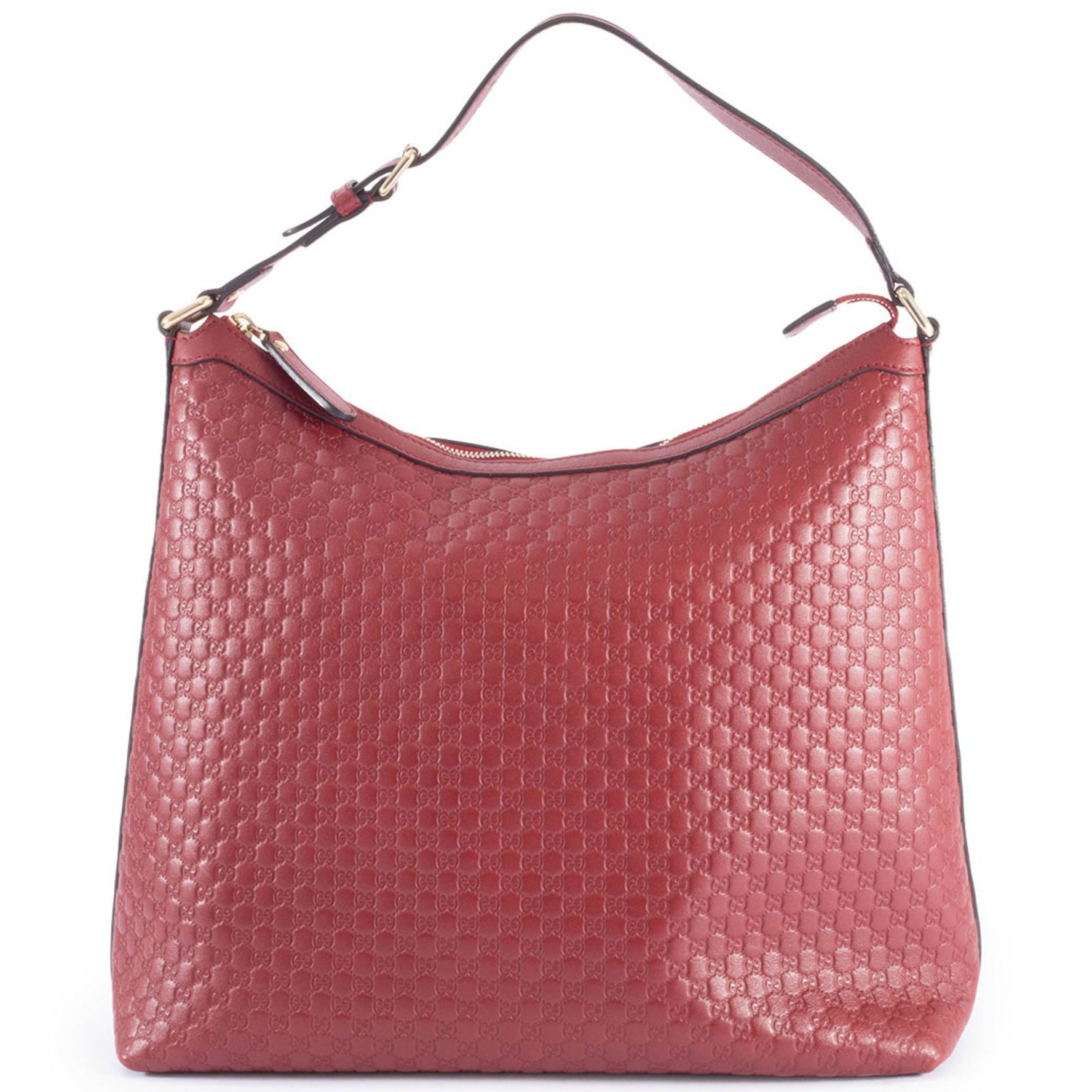 Gucci Micro Shima Red Hobo Shoulder Bag