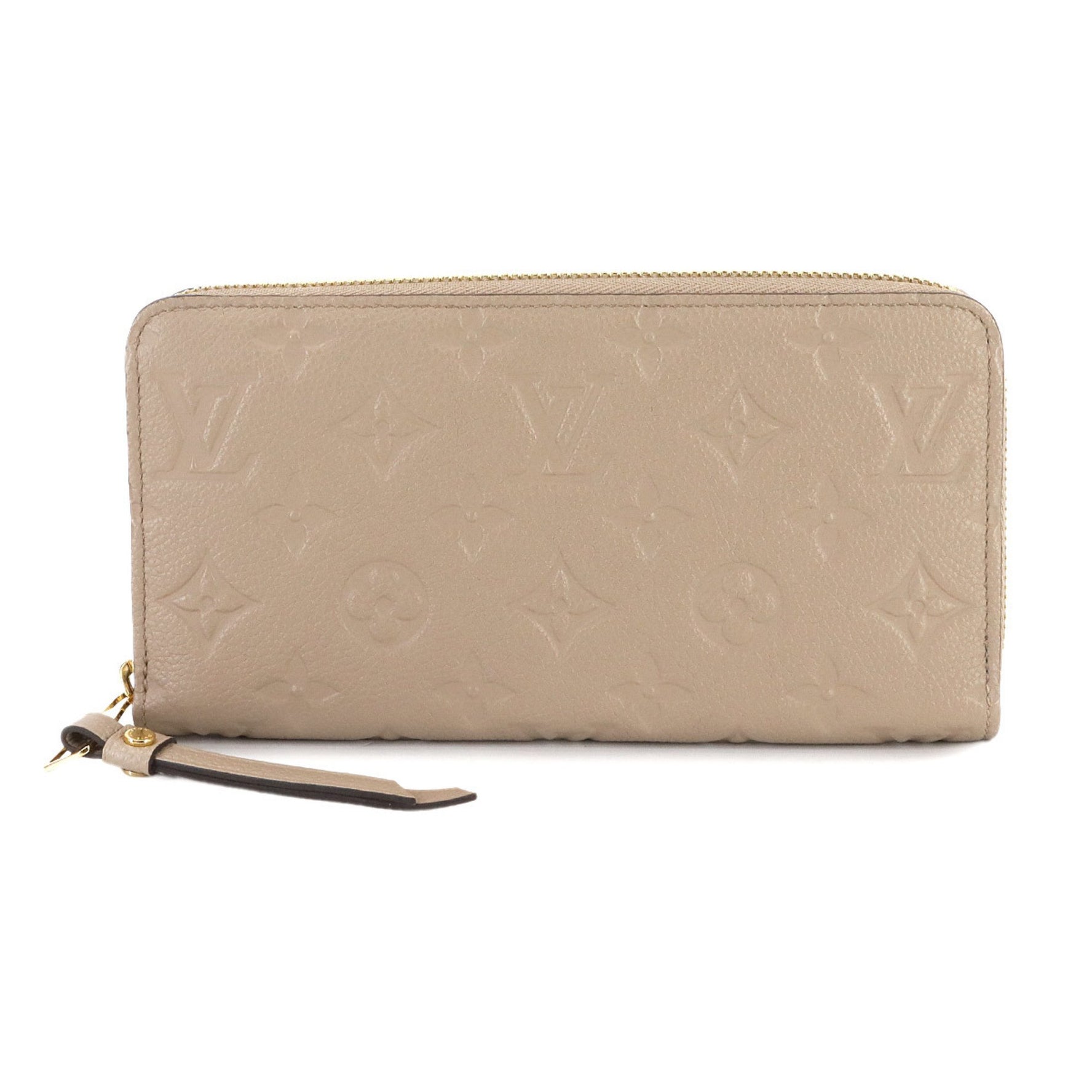Louis Vuitton Monogram Empreinte Zippy Wallet, Round Long Leather