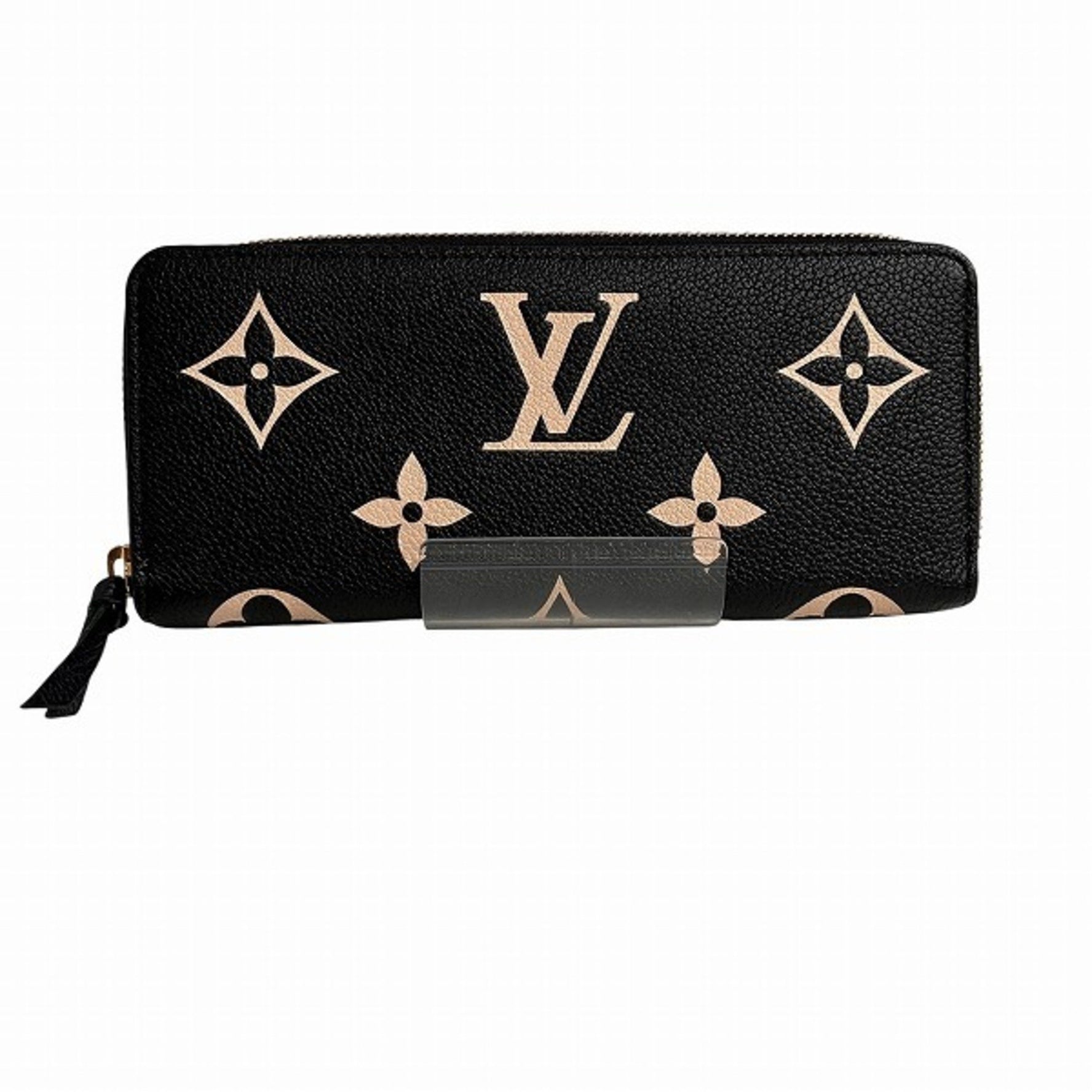 Louis Vuitton Two-Tone Monogram Empreinte Portefeuille Clemence M82338 Long Wallet for Men and Women